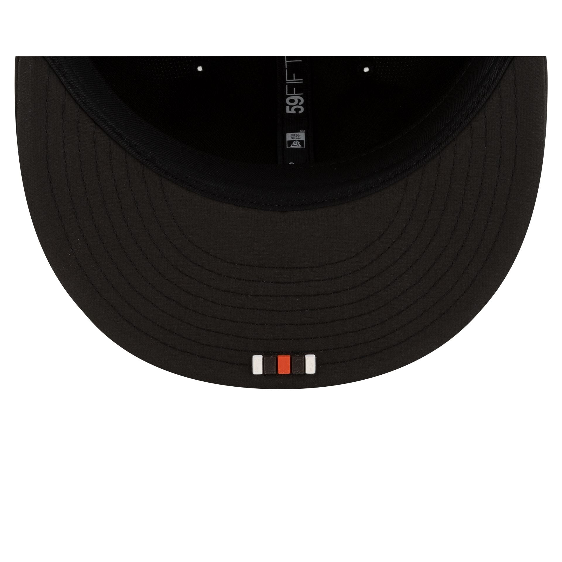 Cleveland Browns 2025 Sideline Hot Weather Black 59FIFTY Fitted Hat - Image 7