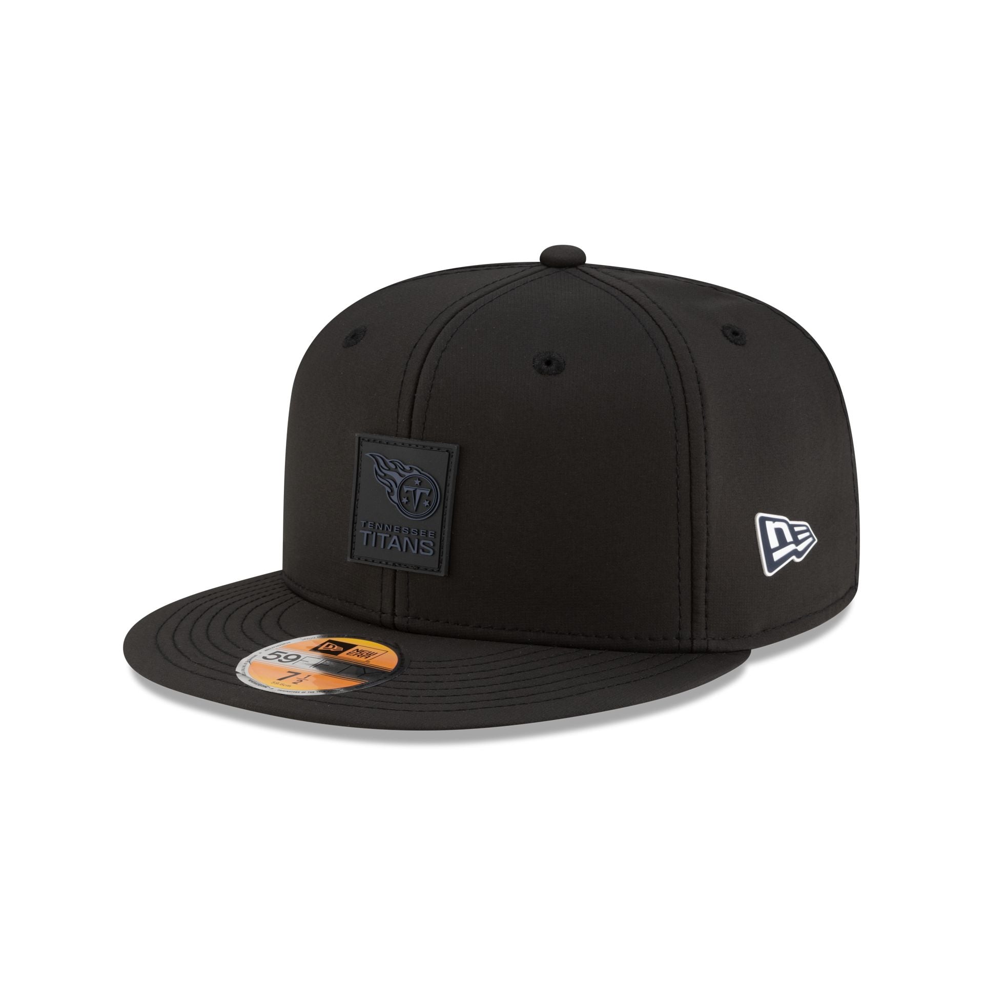 Tennessee Titans 2025 Sideline Hot Weather Black 59FIFTY Fitted Hat