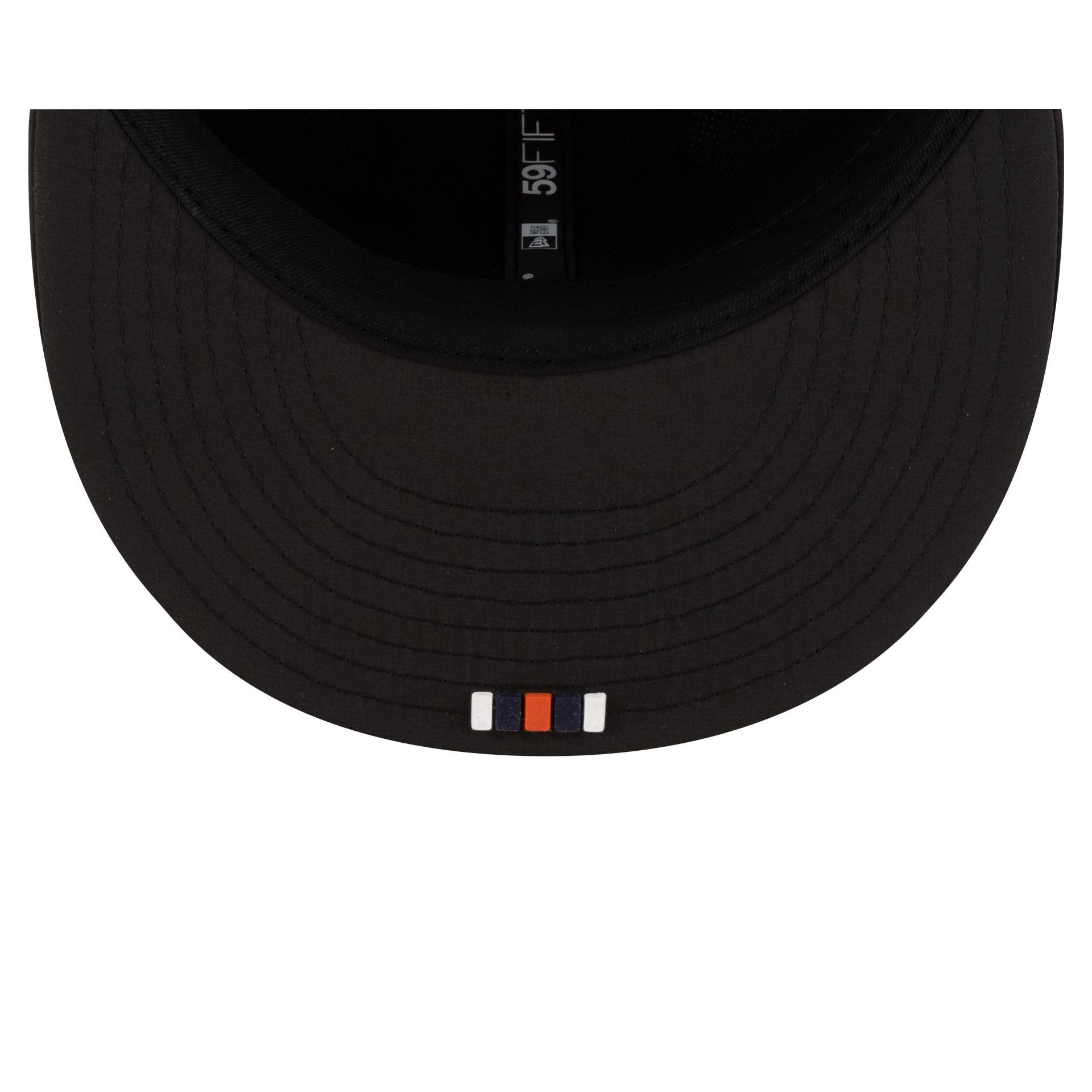 Chicago Bears 2025 Sideline Hot Weather Black C 59FIFTY Fitted Hat - Image 7