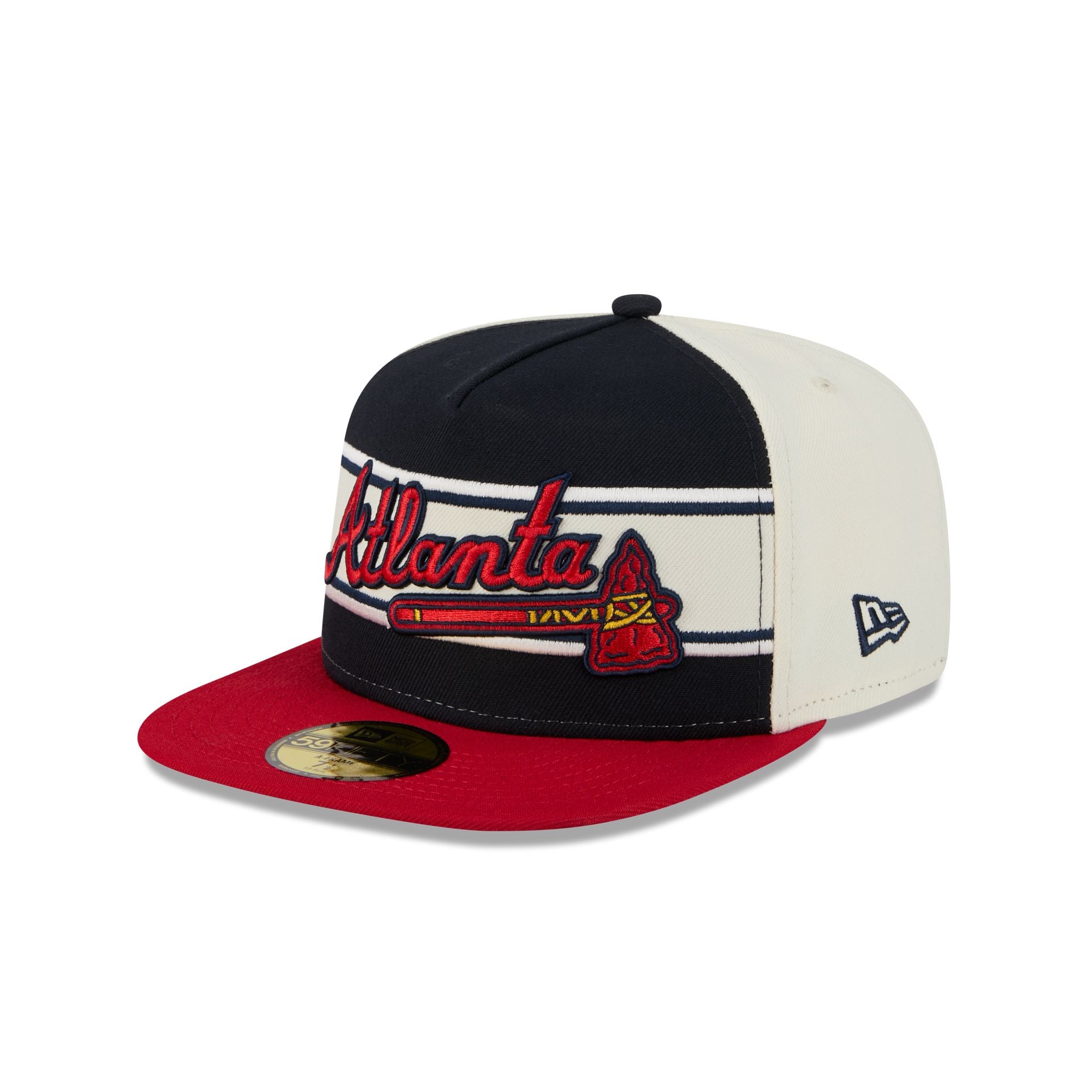Atlanta Braves Summer Derby 59FIFTY A-Frame Fitted Hat - Image 3