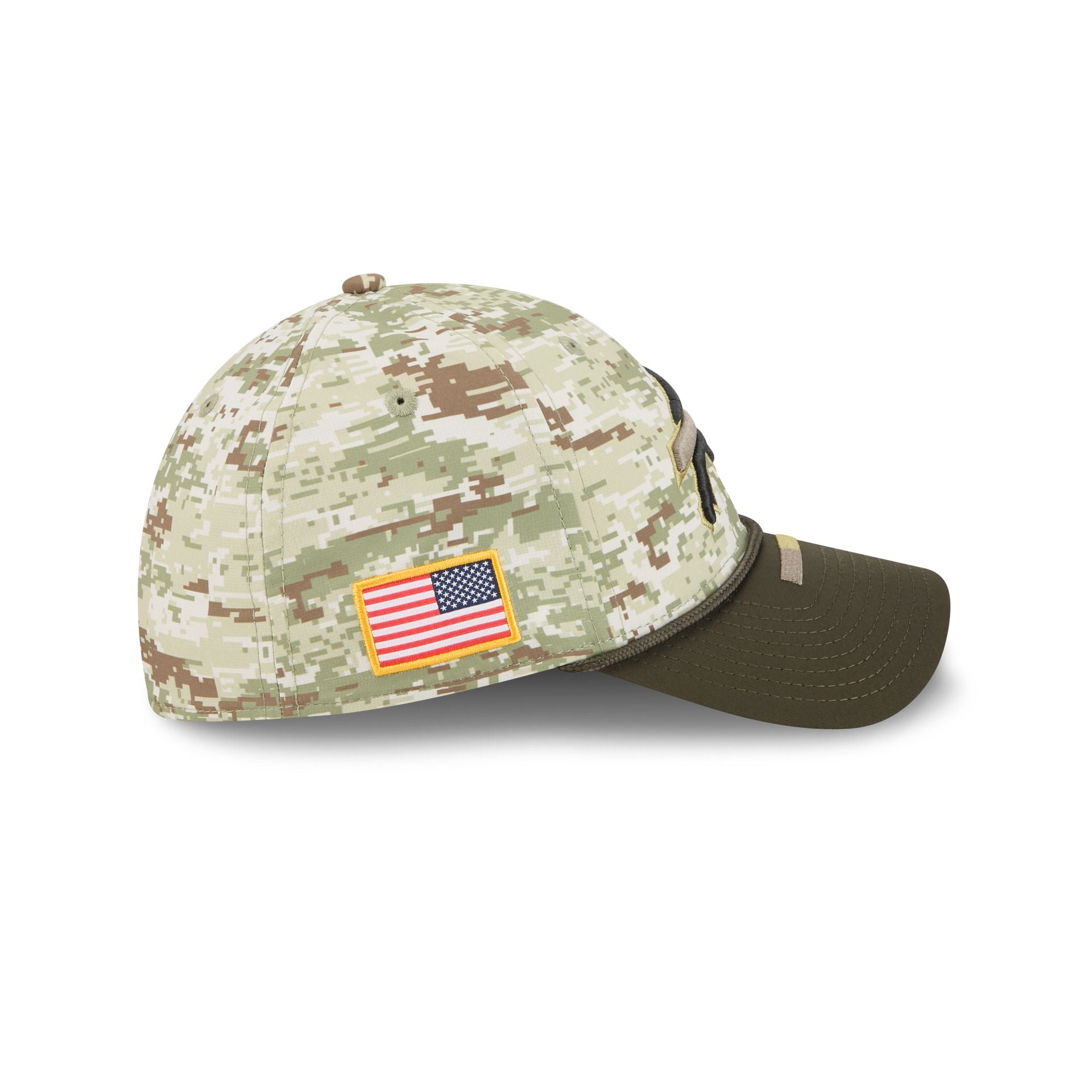 Buffalo Bills 2025 Salute to Service Digi Camo 39THIRTY Stretch Fit Hat - Image 4