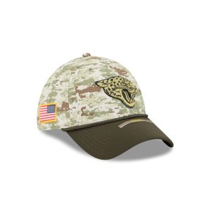 Jacksonville Jaguars 2025 Salute to Service Digi Camo 39THIRTY Stretch Fit Hat