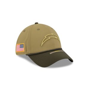 Los Angeles Chargers 2025 Salute to Service 39THIRTY Stretch Fit Hat