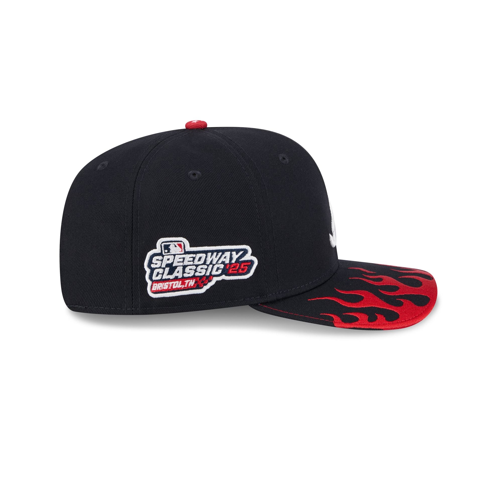 Atlanta Braves Speedway Classic 9SEVENTY Stretch-Snap Hat - Image 4