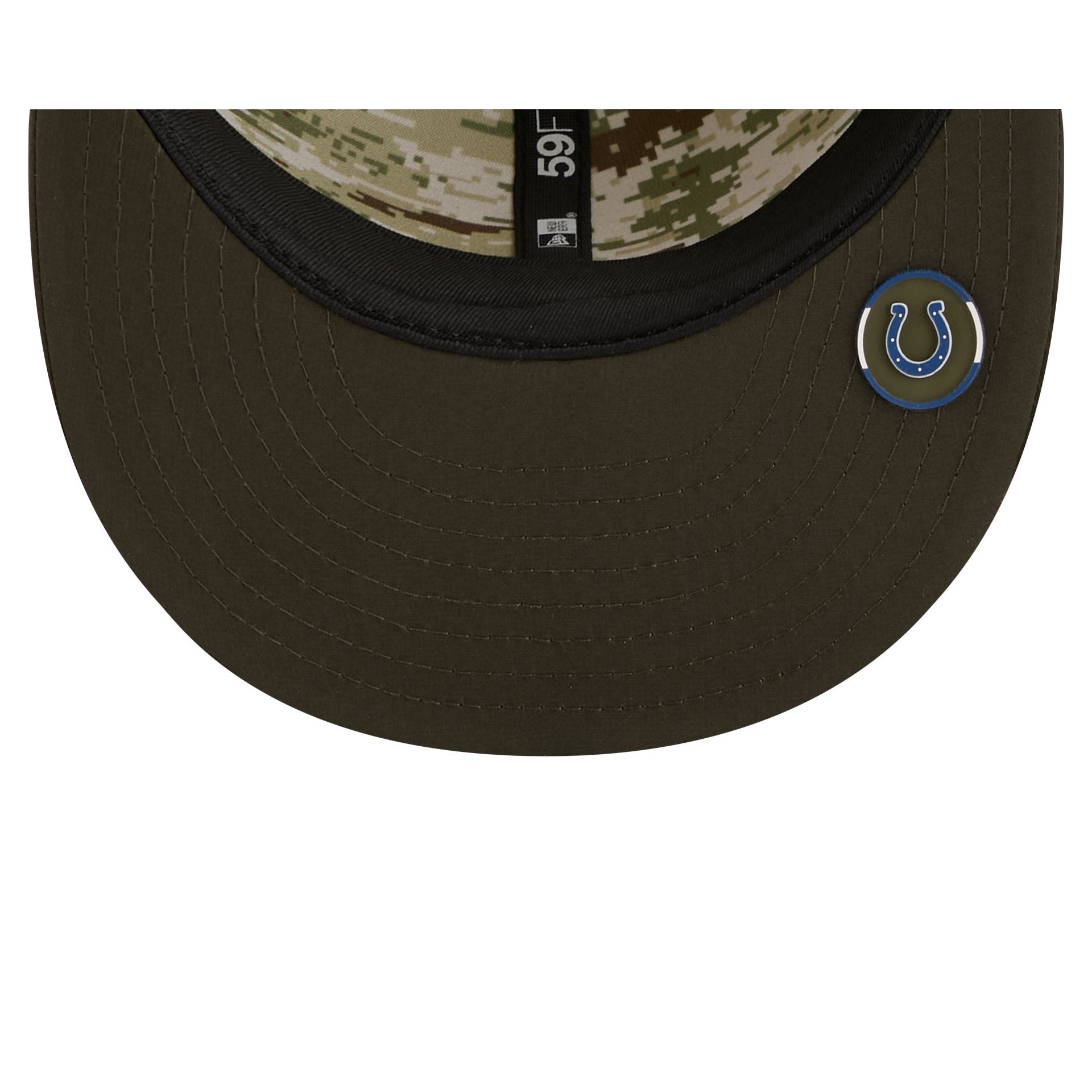 Indianapolis Colts 2025 Salute to Service 59FIFTY Fitted Hat - Image 7