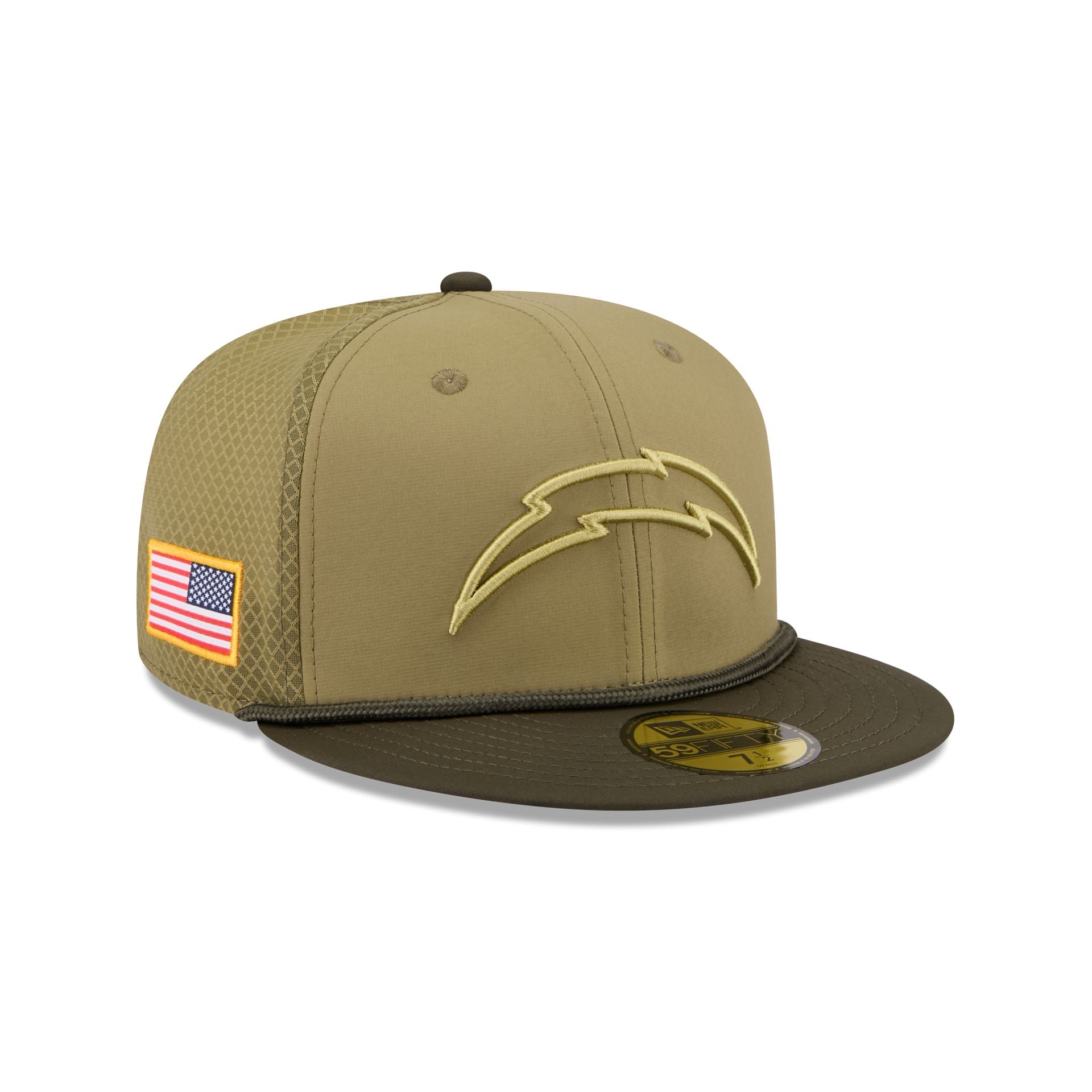 Los Angeles Chargers 2025 Salute to Service 59FIFTY Fitted Hat