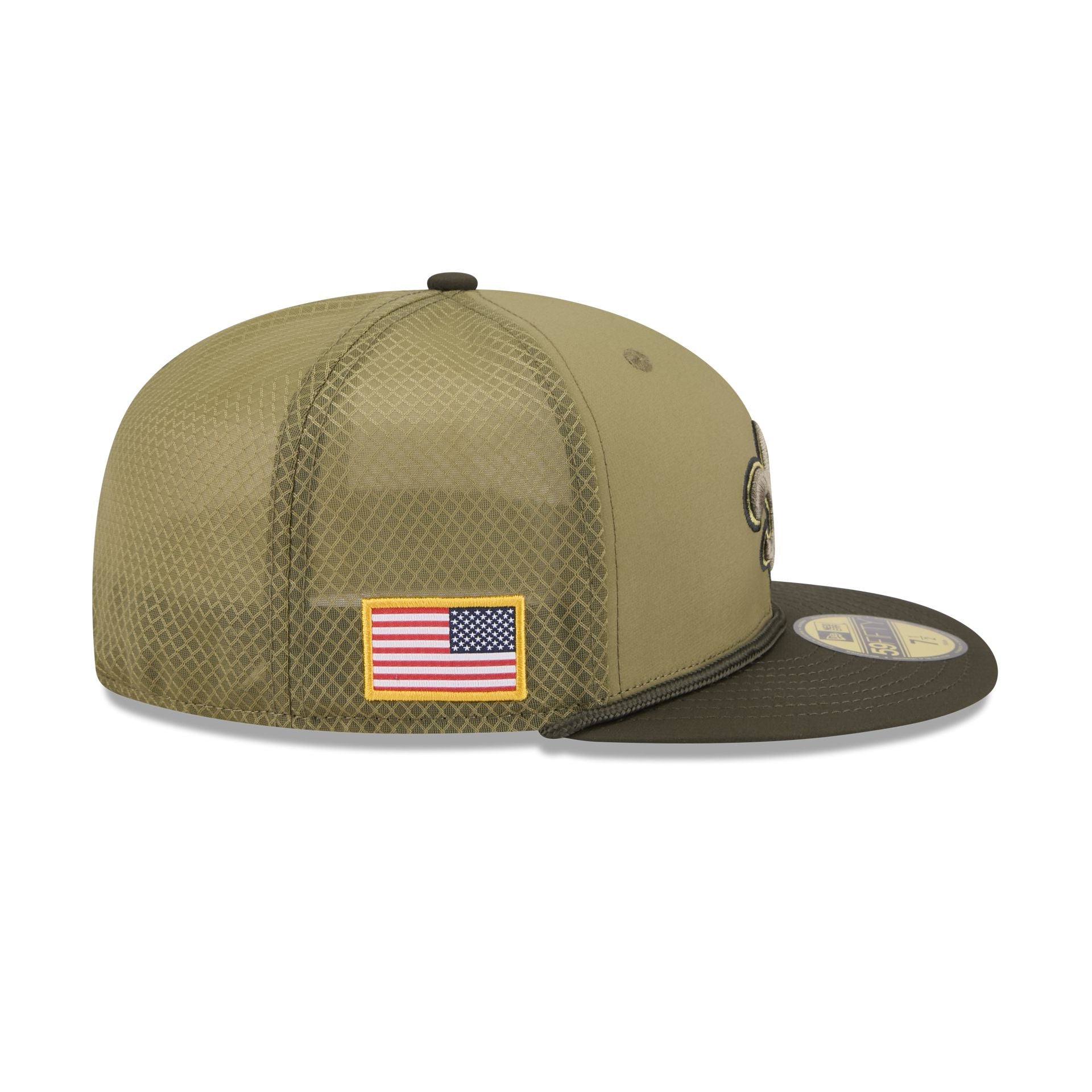 New Orleans Saints 2025 Salute to Service 59FIFTY Fitted Hat - Image 4