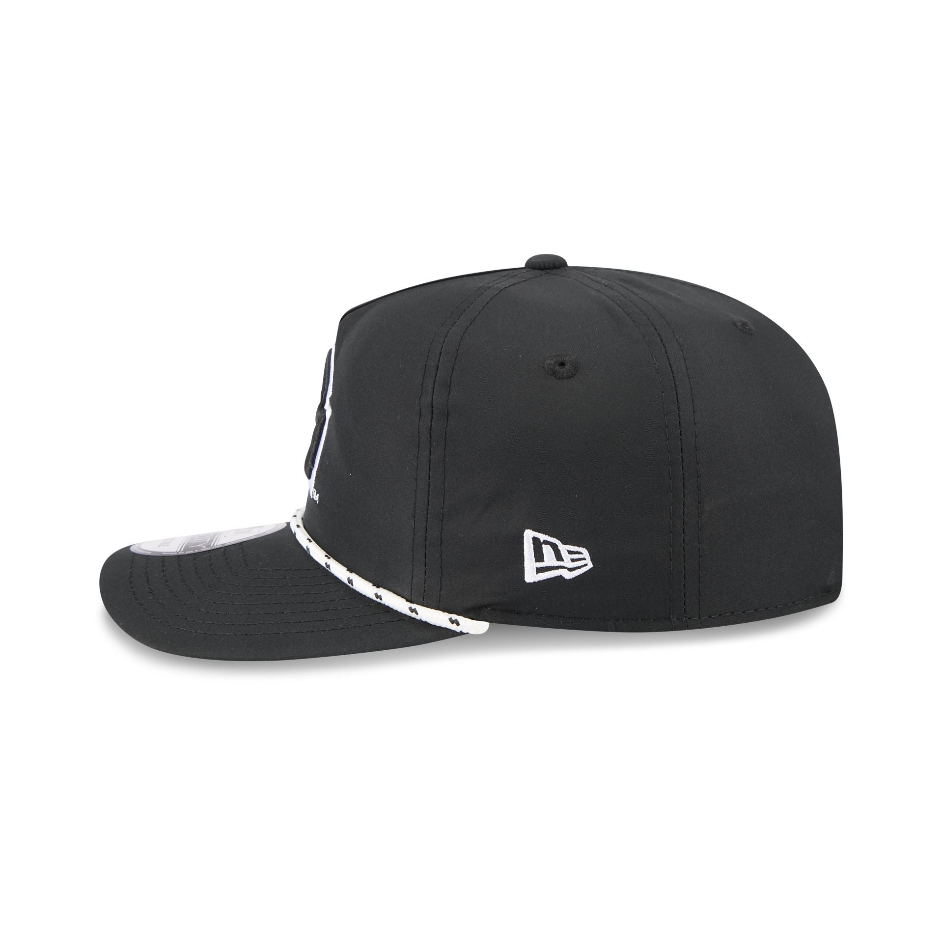 Georgetown Hoyas Black and White Rope 19TWENTY Snapback Hat - Image 4