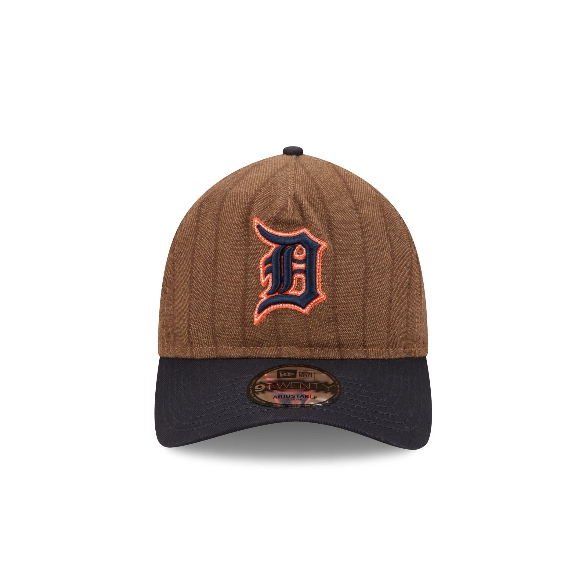 Detroit Tigers Three Looms Wool Pinstripe 9TWENTY A-Frame Adjustable Hat - Image 2