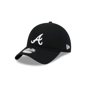 Atlanta Braves Merino Wool Black 9TWENTY Adjustable Hat