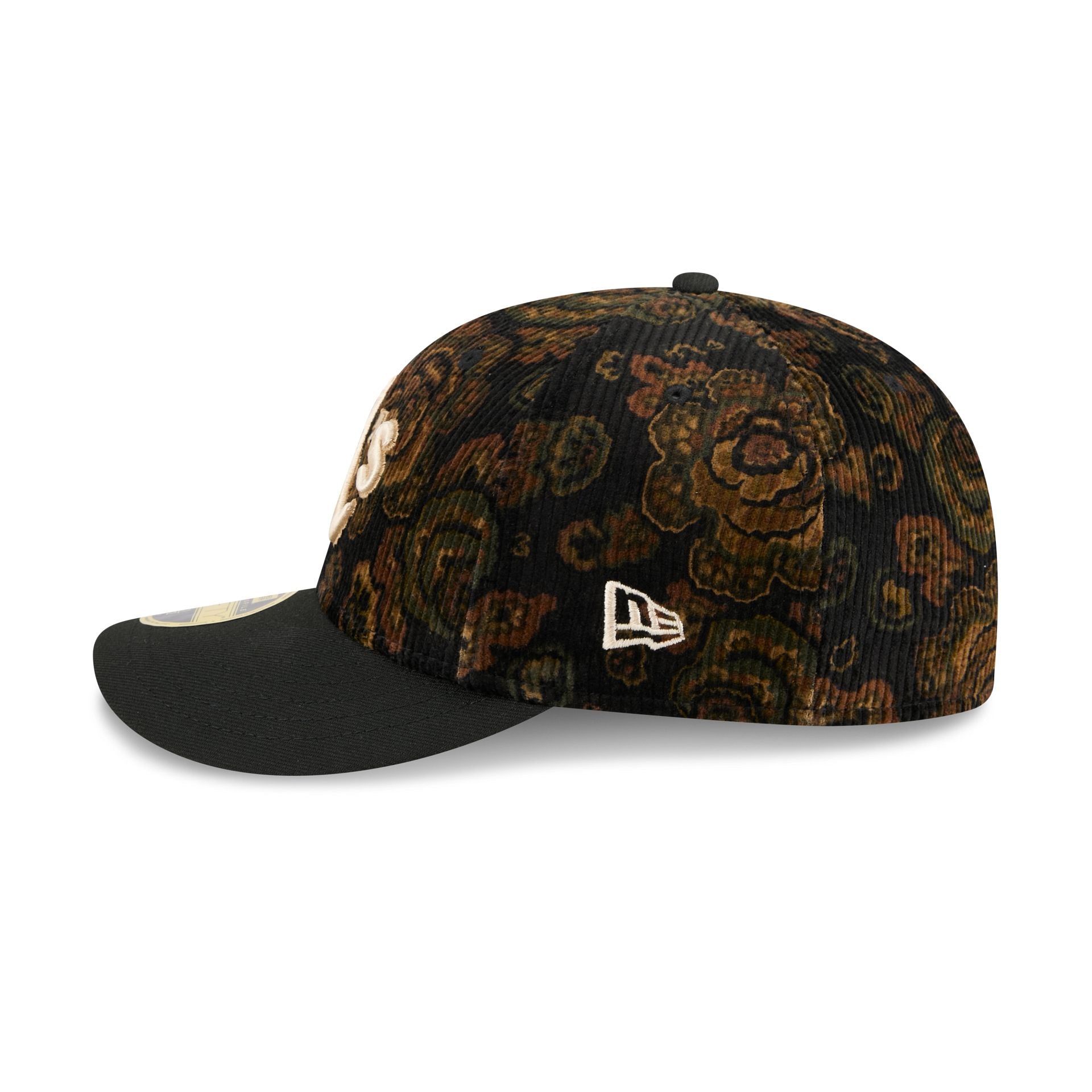 Athletics Three Looms Floral Cord Low Profile 59FIFTY Fitted Hat - Image 4