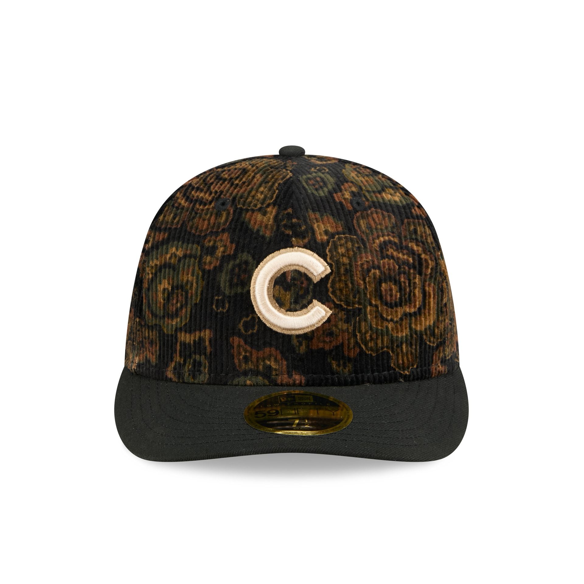 Chicago Cubs Three Looms Floral Cord Low Profile 59FIFTY Fitted Hat - Image 2
