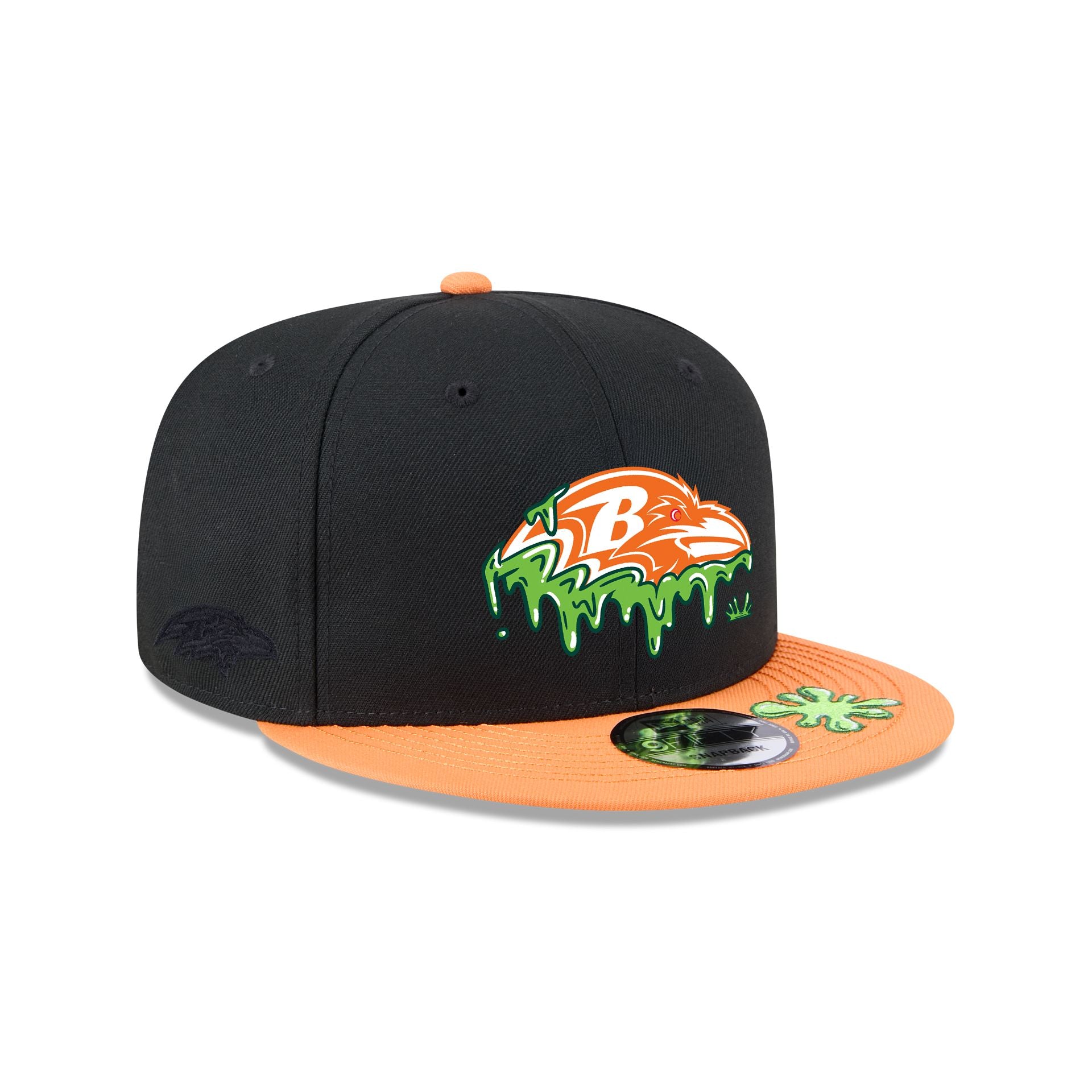 Nickelodeon Slime x Baltimore Ravens 9FIFTY Snapback Hat - Image 3