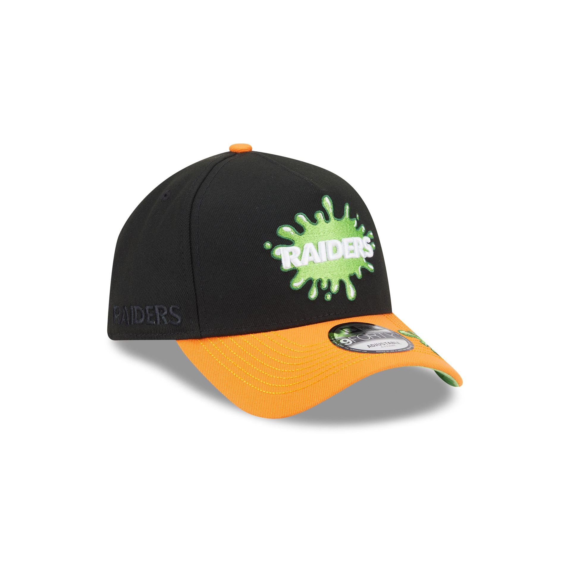 Nickelodeon Slime x Las Vegas Raiders 9FORTY A-Frame Snapback Hat - Image 3