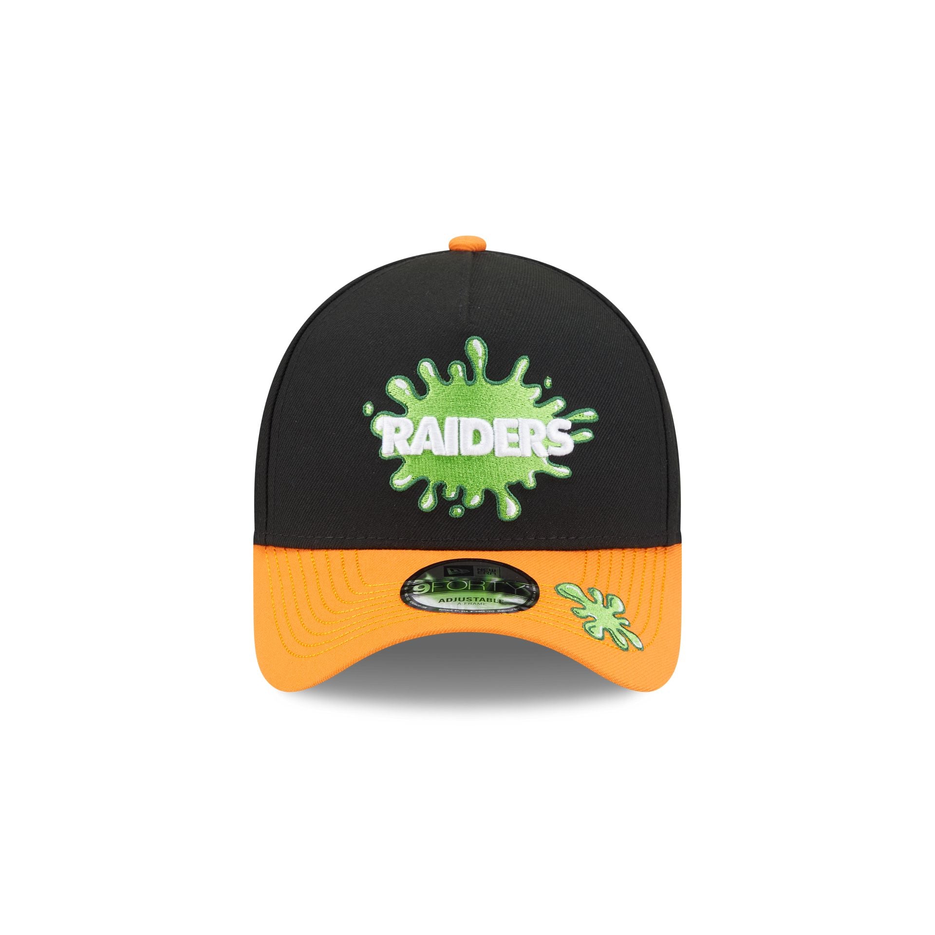 Nickelodeon Slime x Las Vegas Raiders 9FORTY A-Frame Snapback Hat - Image 2