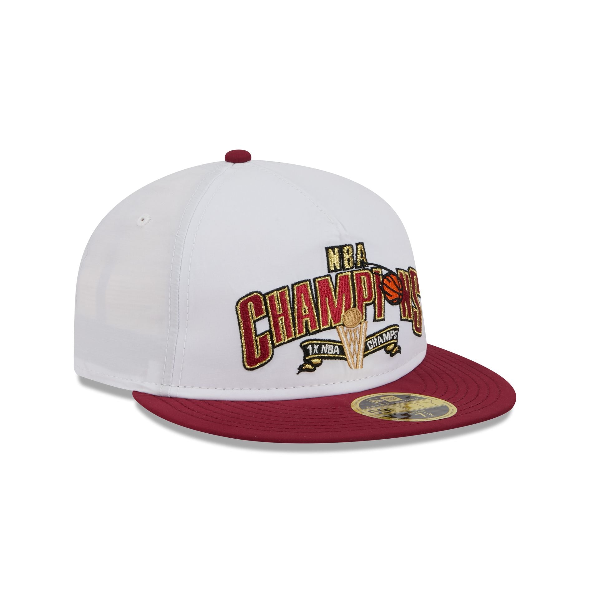 Cleveland Cavaliers Champions White Retro Crown 59FIFTY Fitted Hat - Image 3