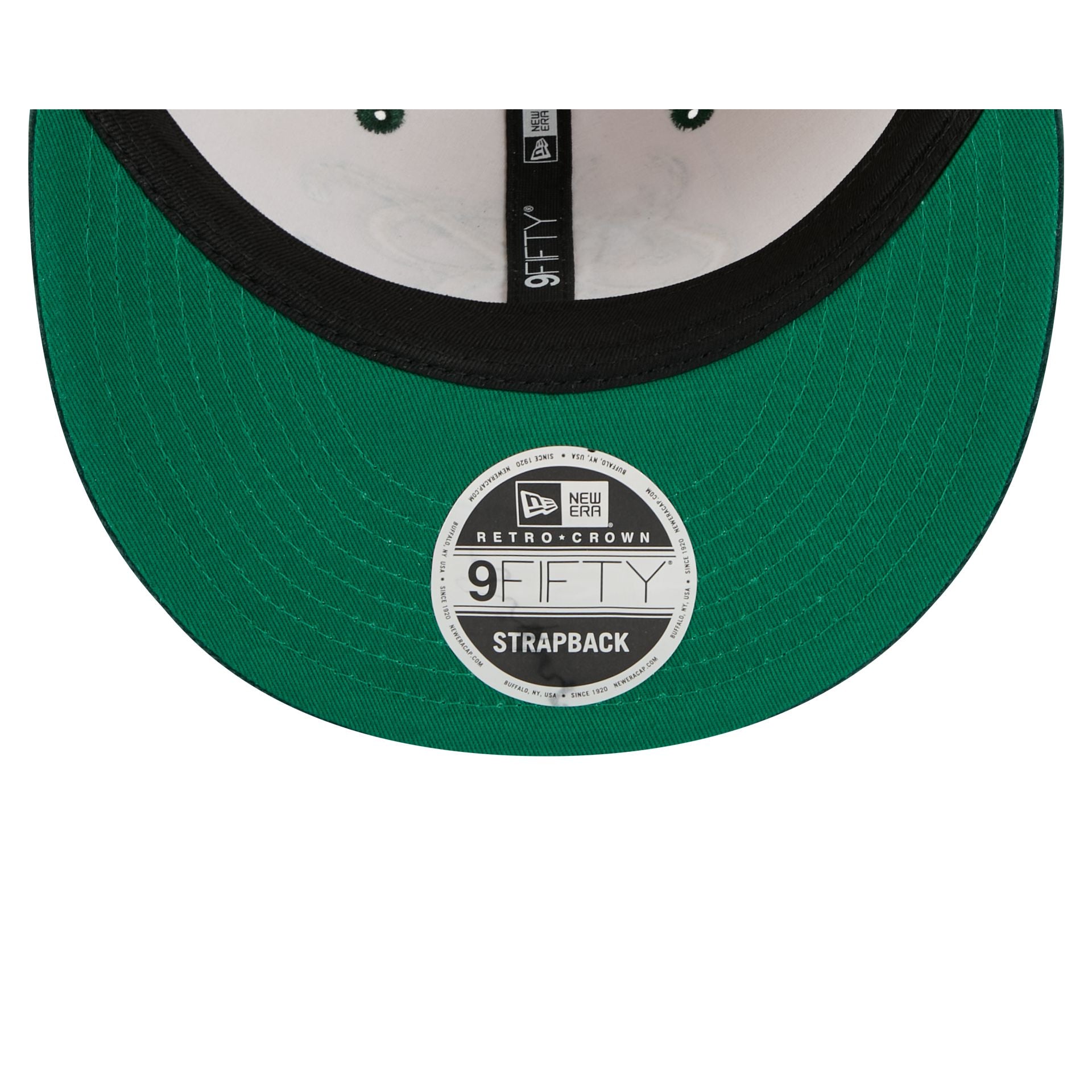 Milwaukee Bucks Pinstripe Script Retro Crown 9FIFTY Adjustable Hat - Image 7