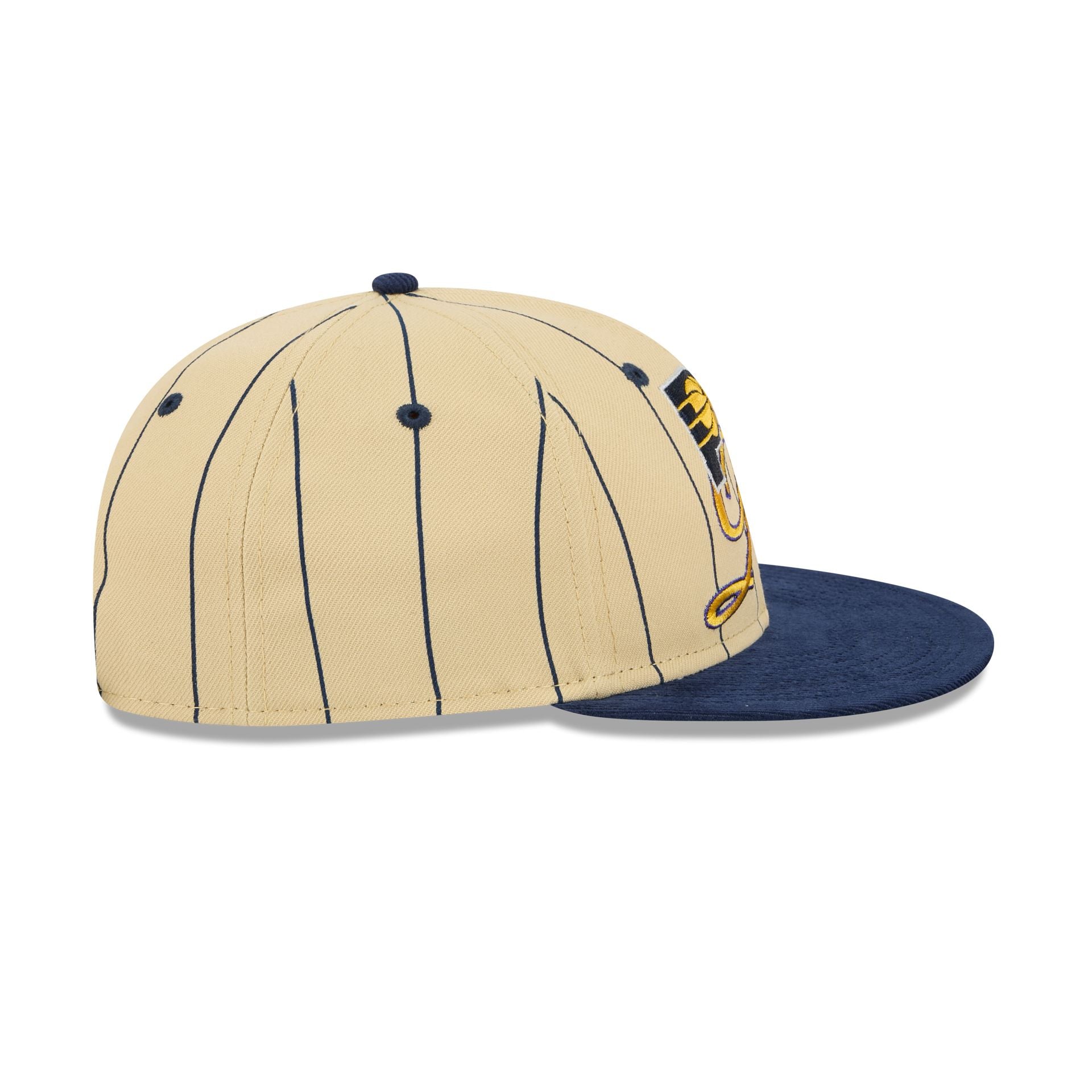 Indiana Pacers Pinstripe Script Retro Crown 9FIFTY Adjustable Hat - Image 5