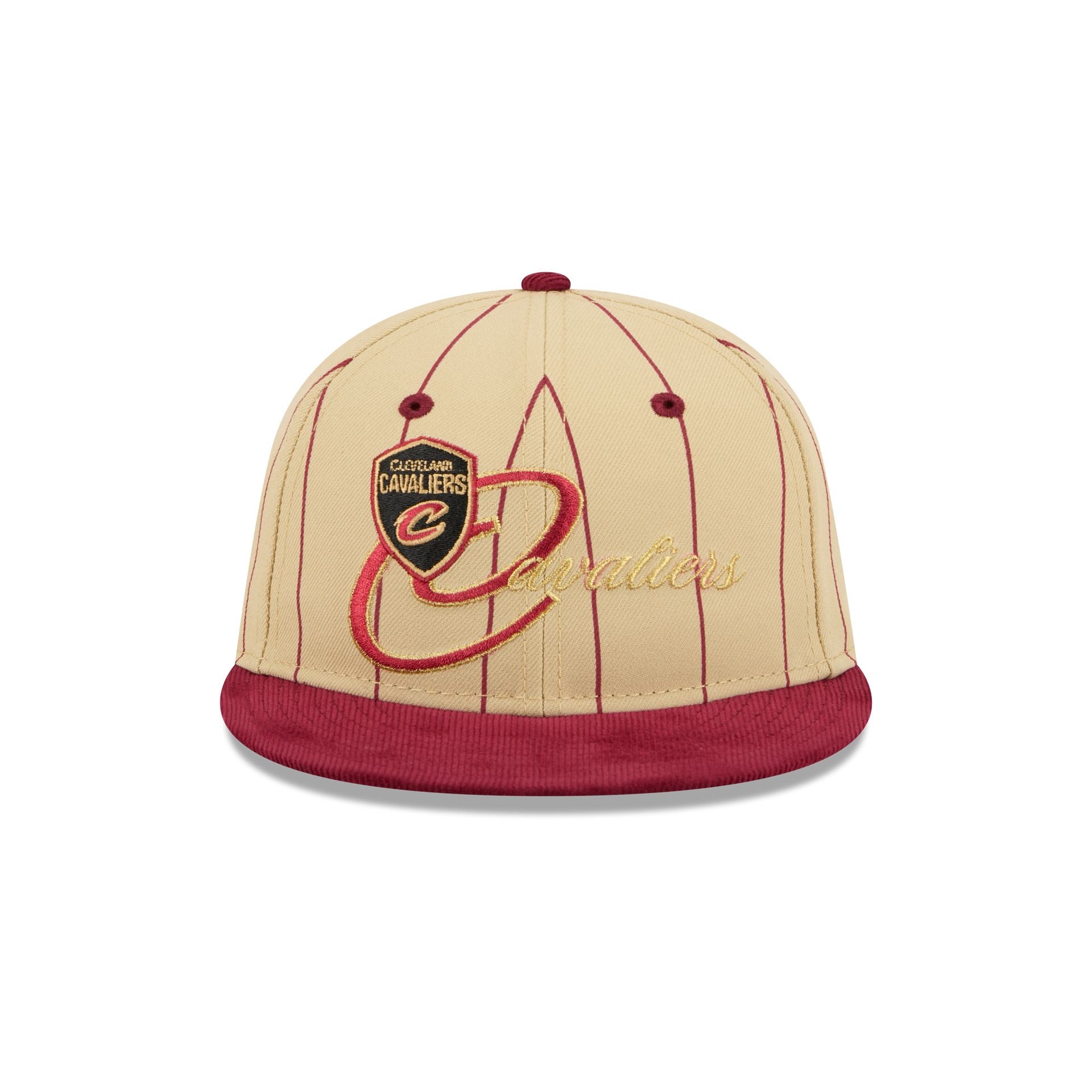 Cleveland Cavaliers Pinstripe Script Retro Crown 9FIFTY Adjustable Hat - Image 2