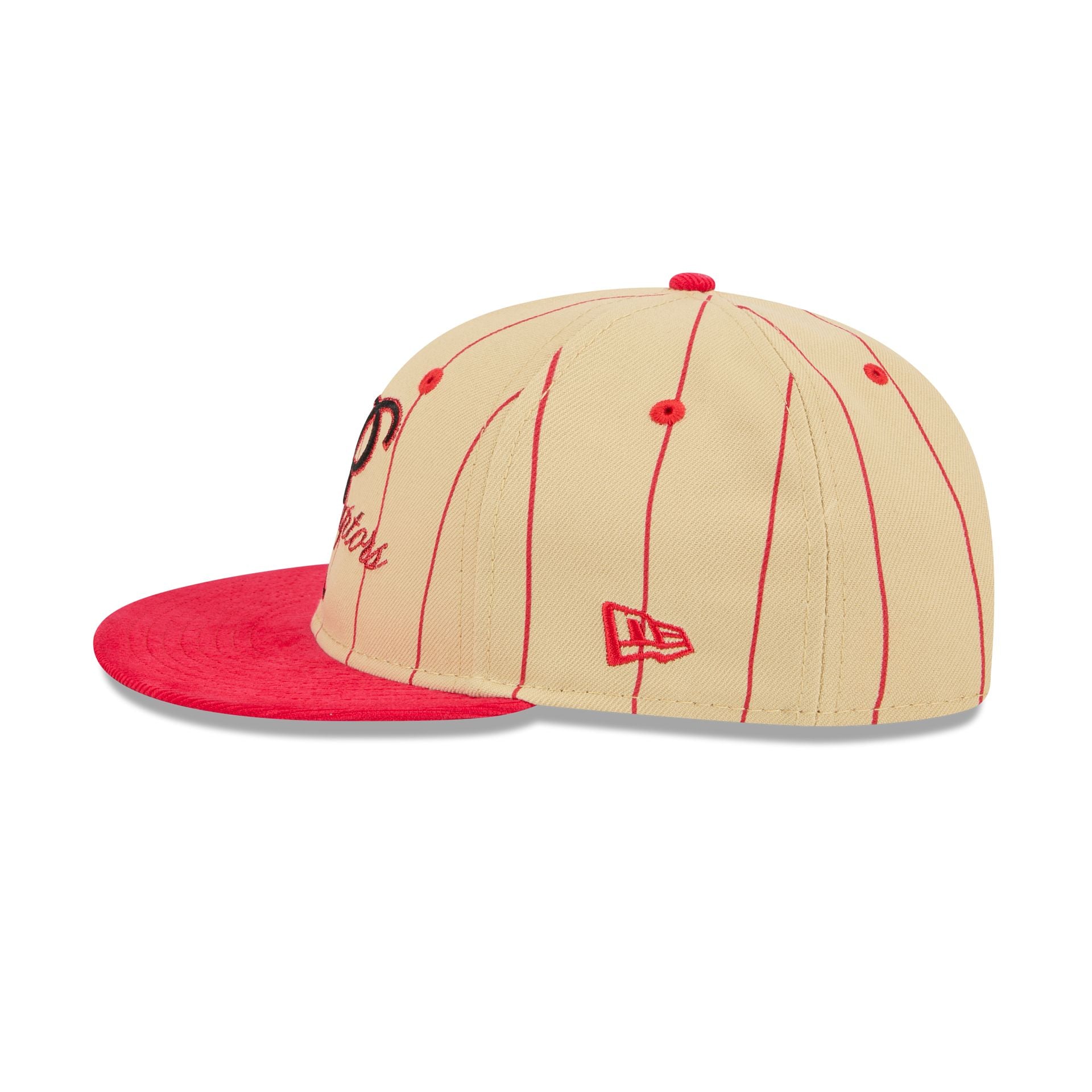 Toronto Raptors Pinstripe Script Retro Crown 9FIFTY Adjustable Hat - Image 4