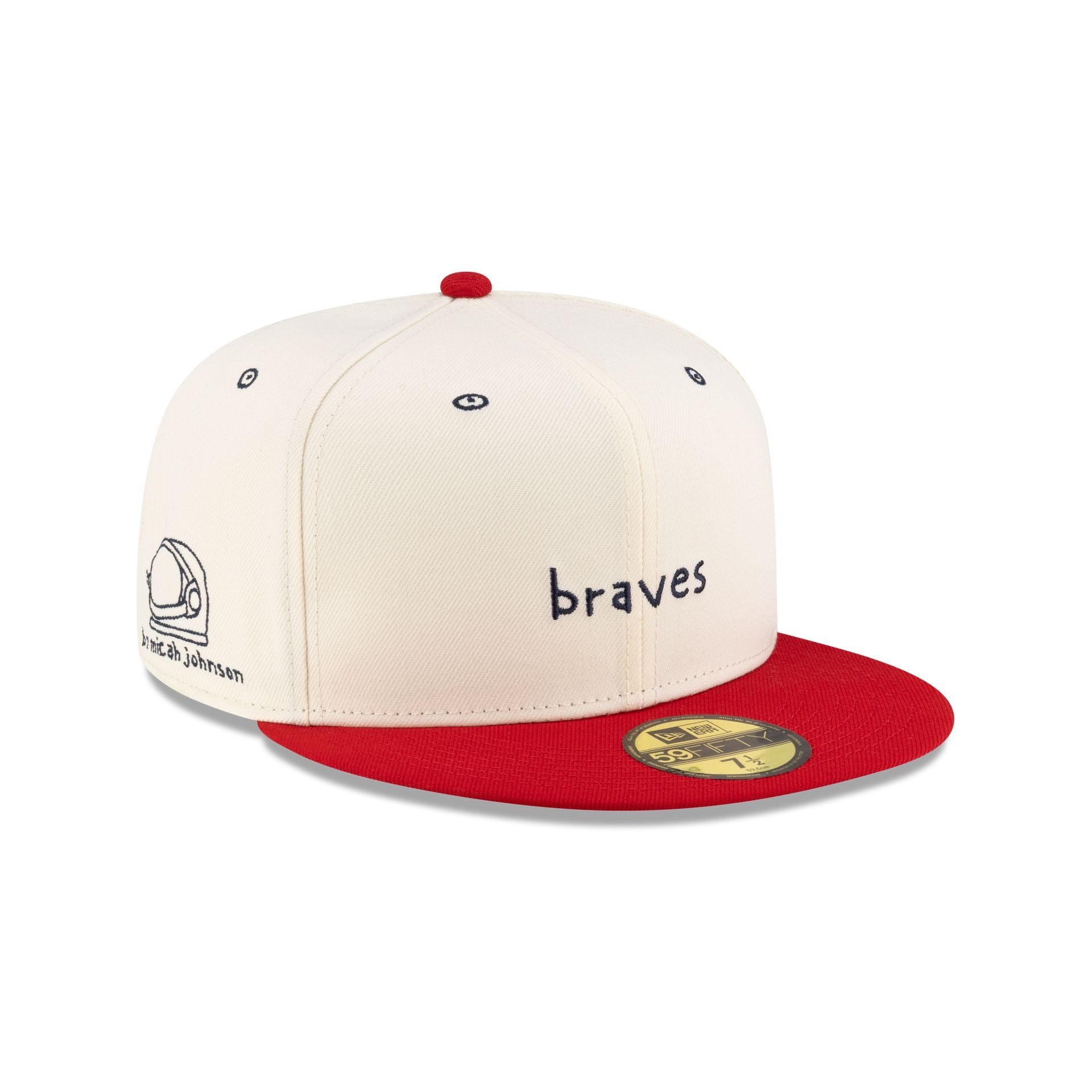 Micah Johnson x Atlanta Braves Script 59FIFTY Fitted Hat