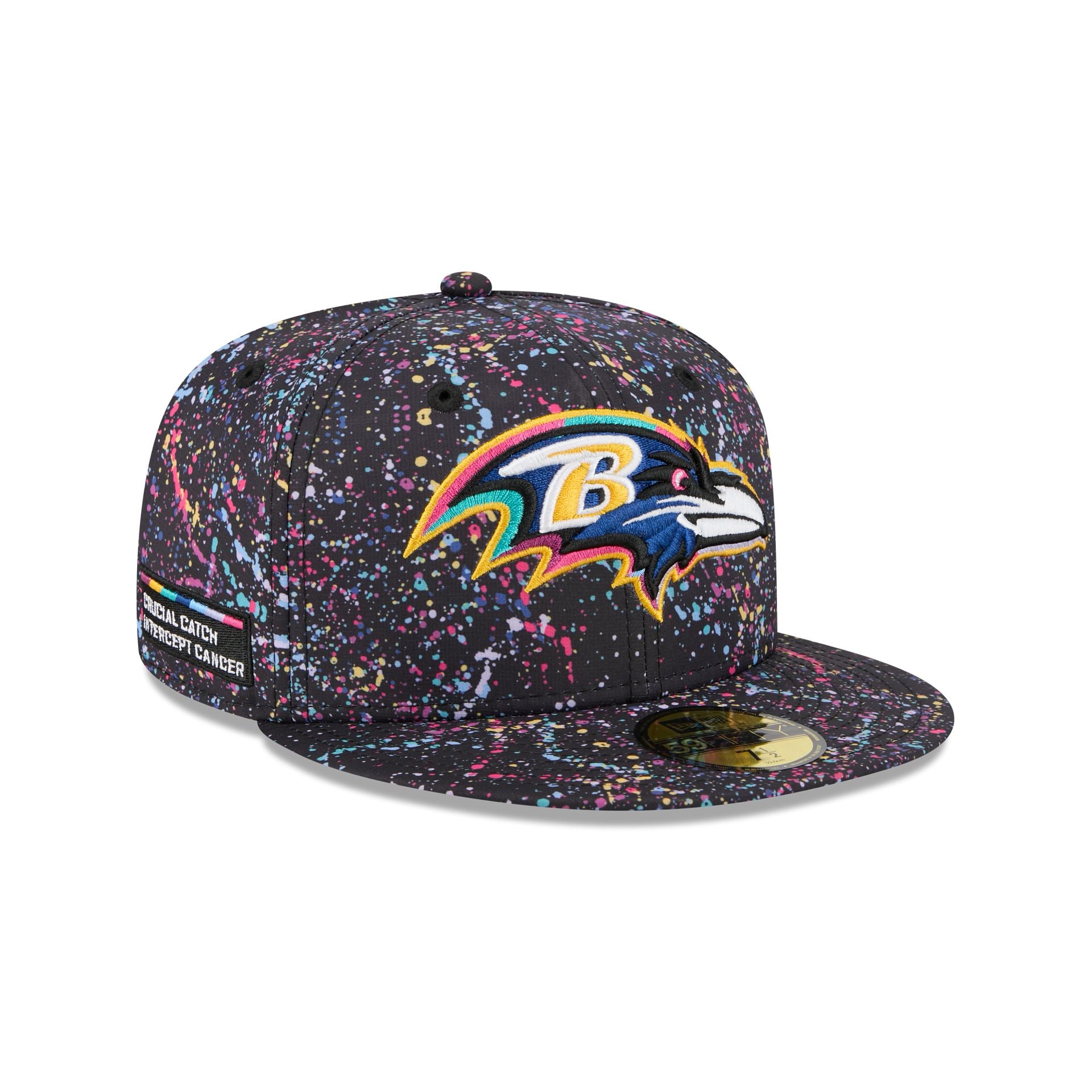Baltimore Ravens 2025 Crucial Catch 59FIFTY Fitted Hat