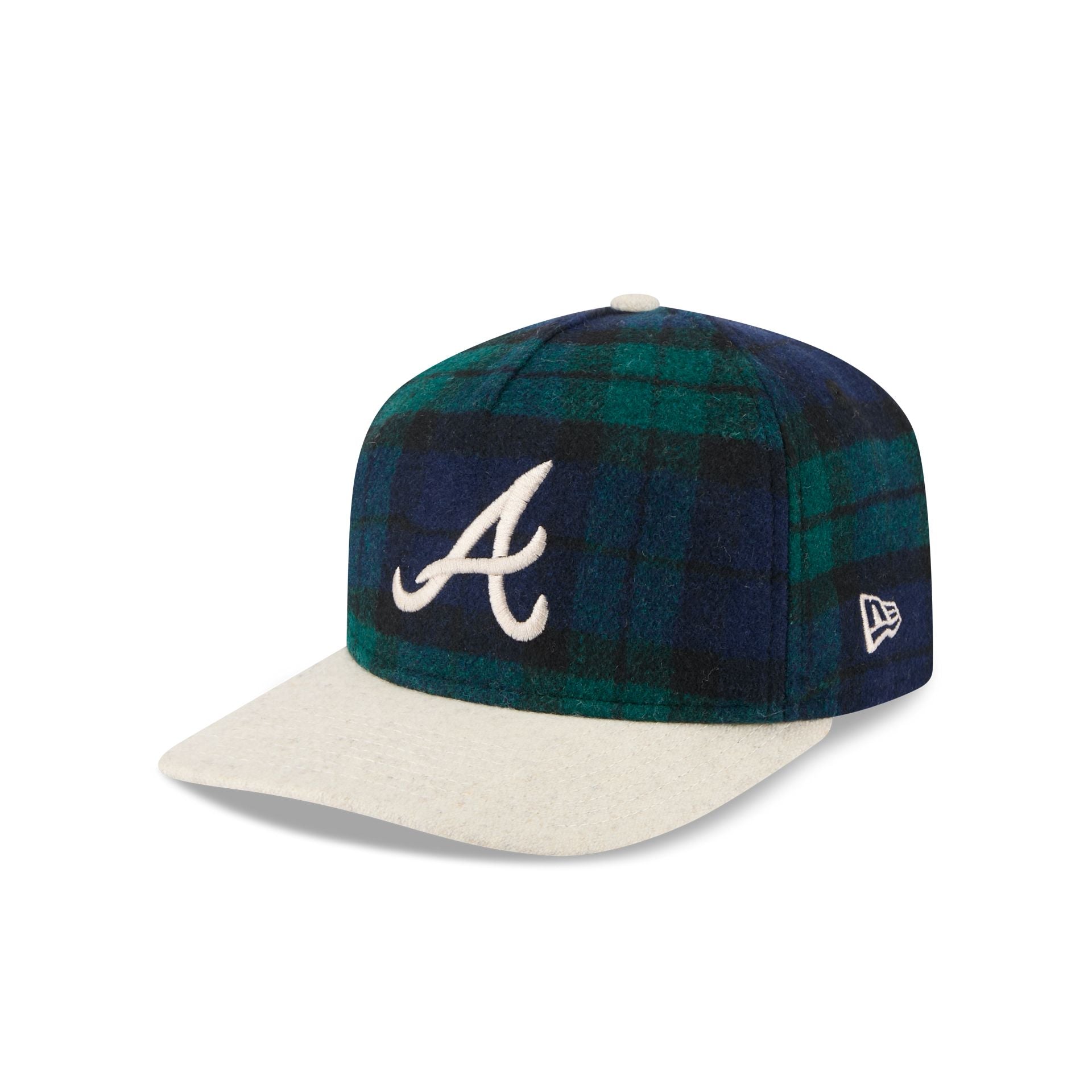 Atlanta Braves Plaid Letterman 19TWENTY Adjustable Hat - Image 3