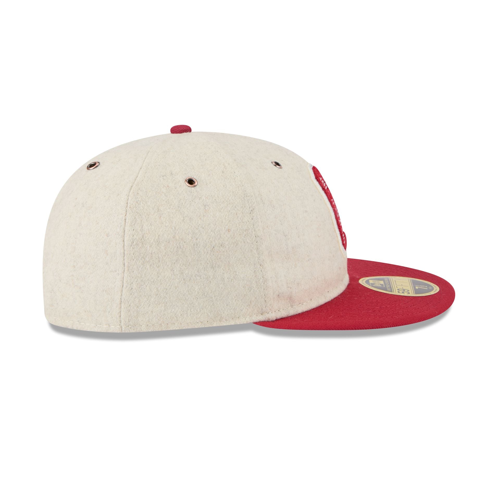 Alabama Crimson Tide College Vault Wool Letterman Retro Crown 59FIFTY Fitted Hat - Image 5