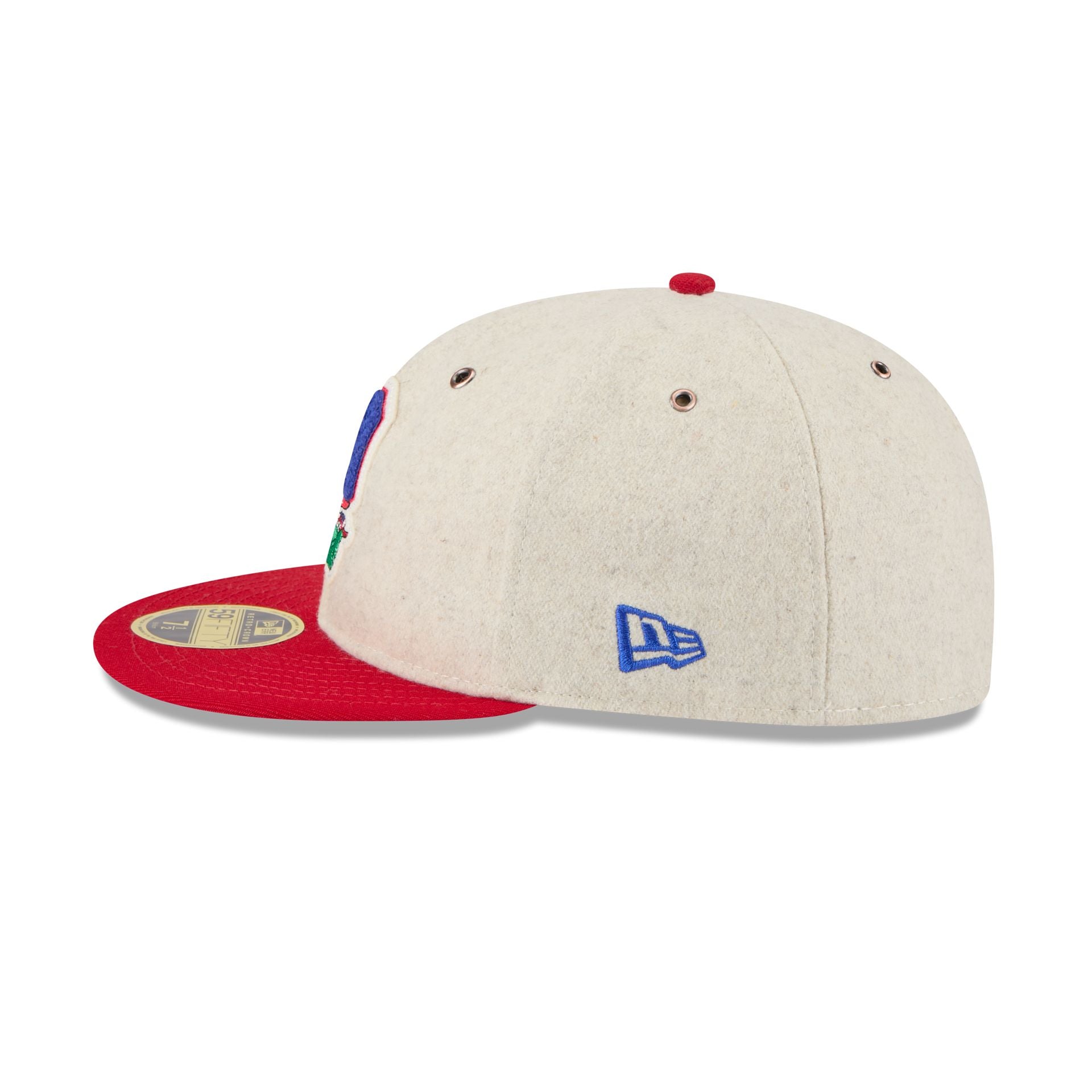 Philadelphia Phillies Wool Letterman Retro Crown 59FIFTY Fitted Hat - Image 4