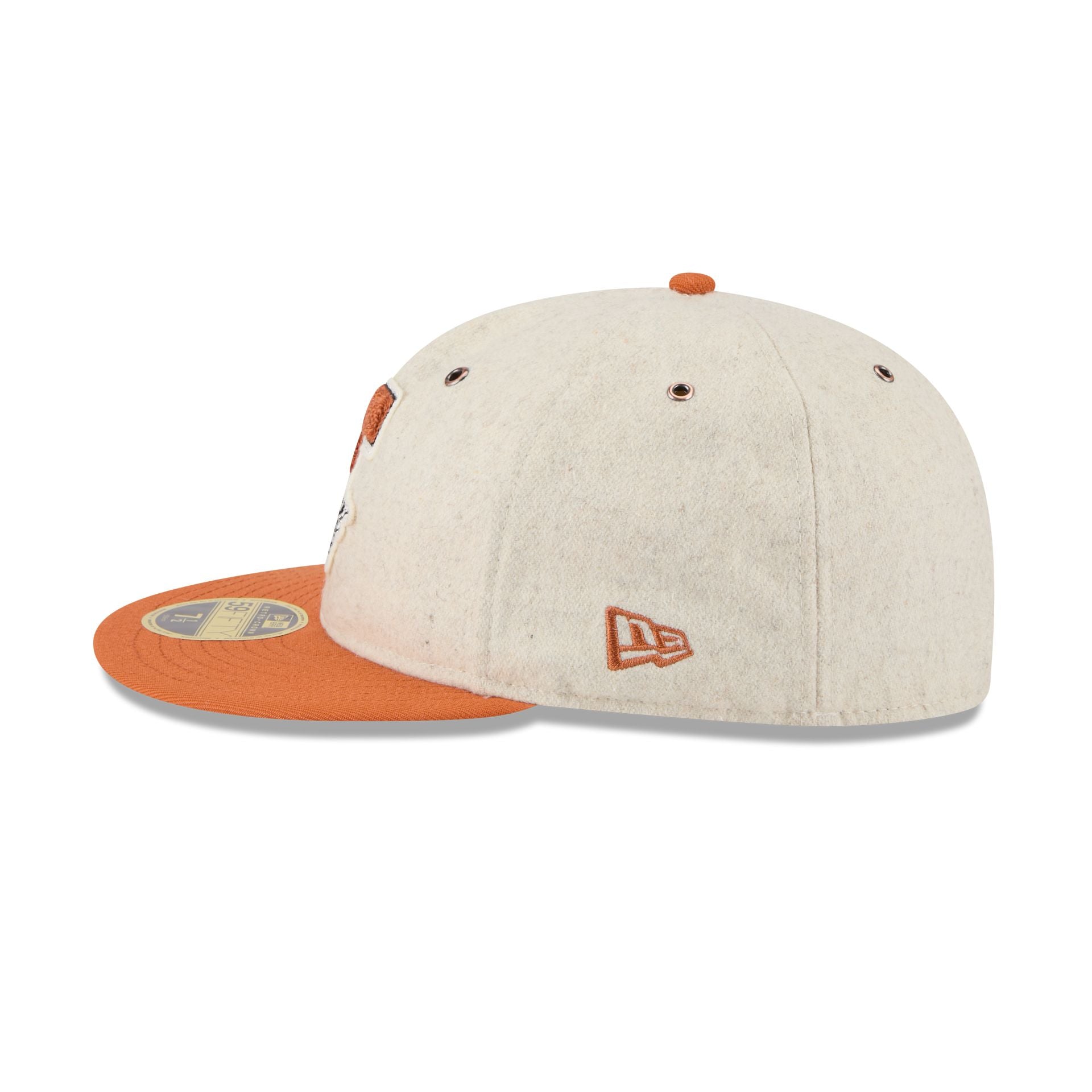 Texas Longhorns College Vault Wool Letterman Retro Crown 59FIFTY Fitted Hat - Image 4
