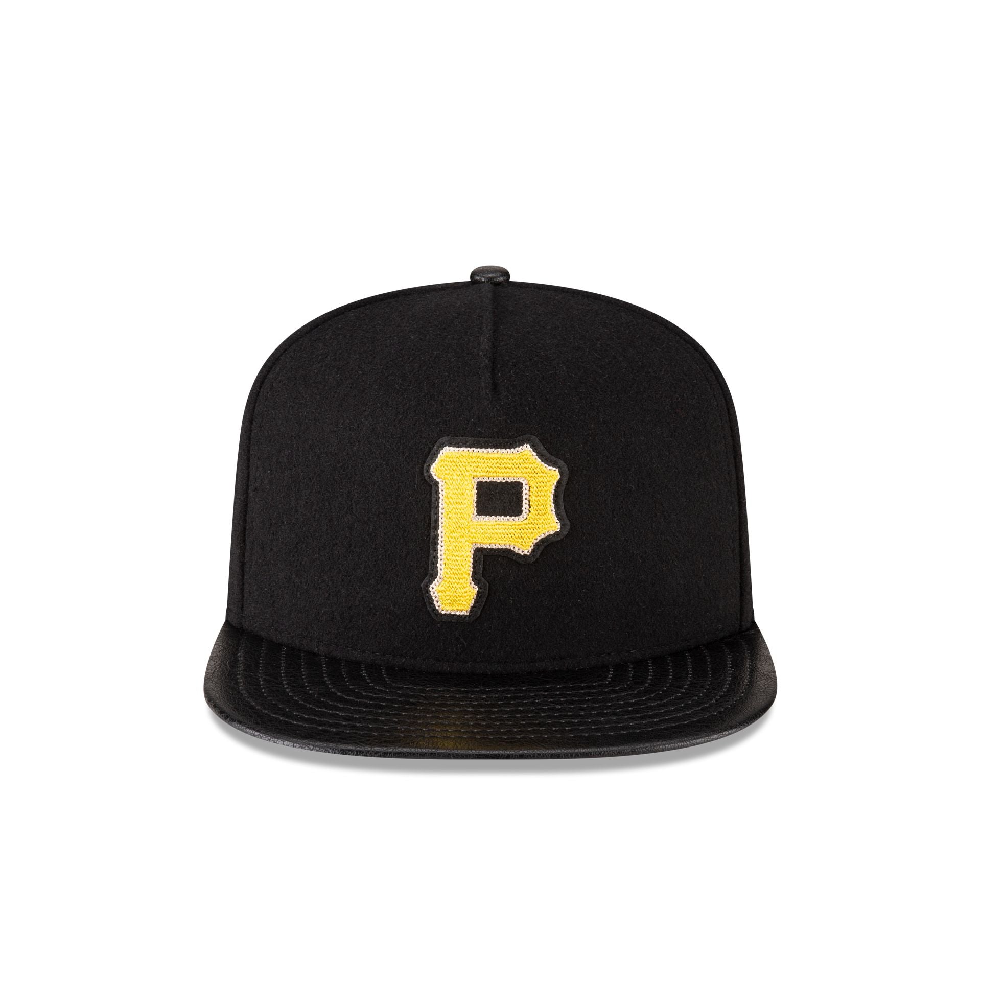 Pittsburgh Pirates Wool Letterman 9FIFTY A-Frame Snapback Hat - Image 2
