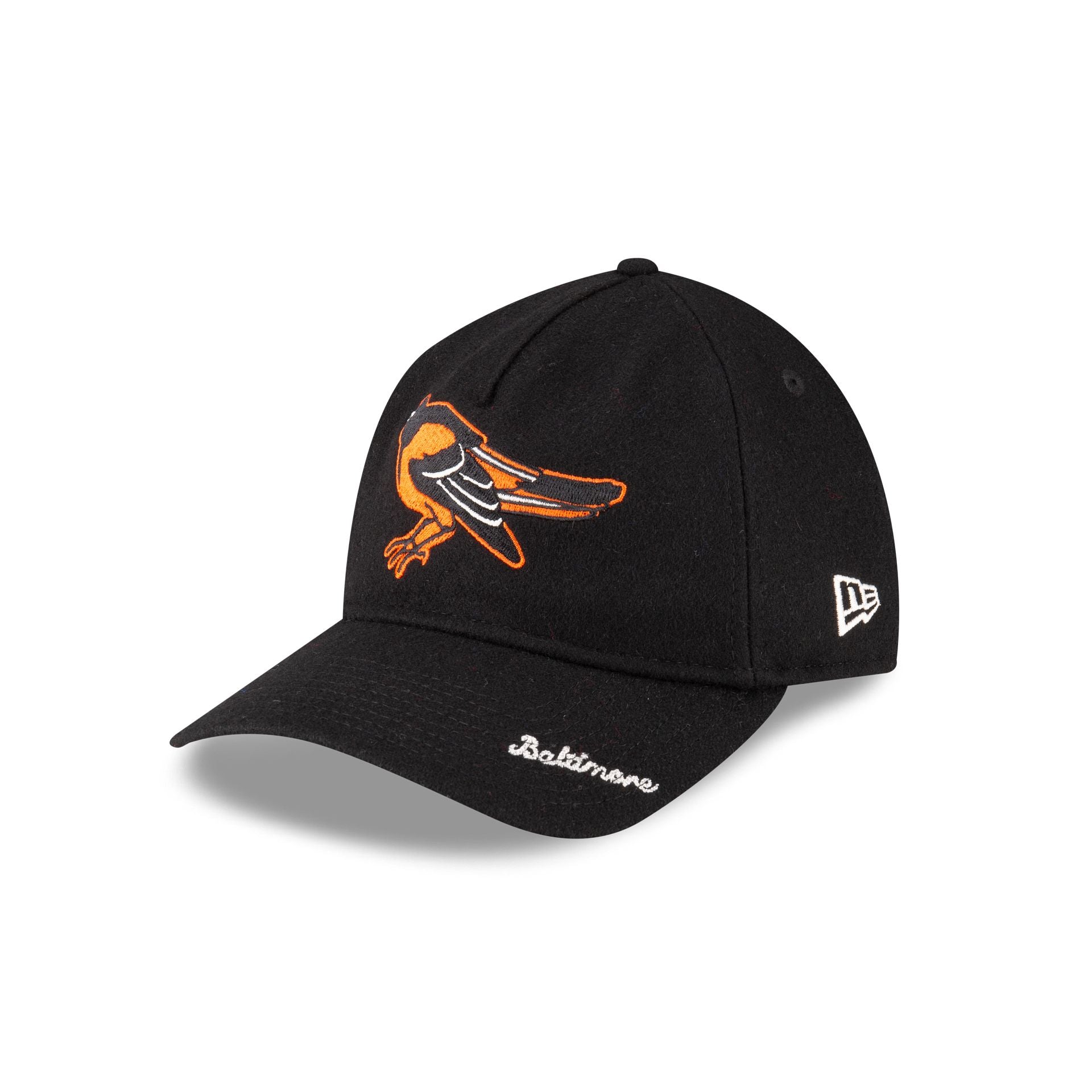 Baltimore Orioles Wool Letterman 9TWENTY A-Frame Adjustable Hat Adjustable Hat