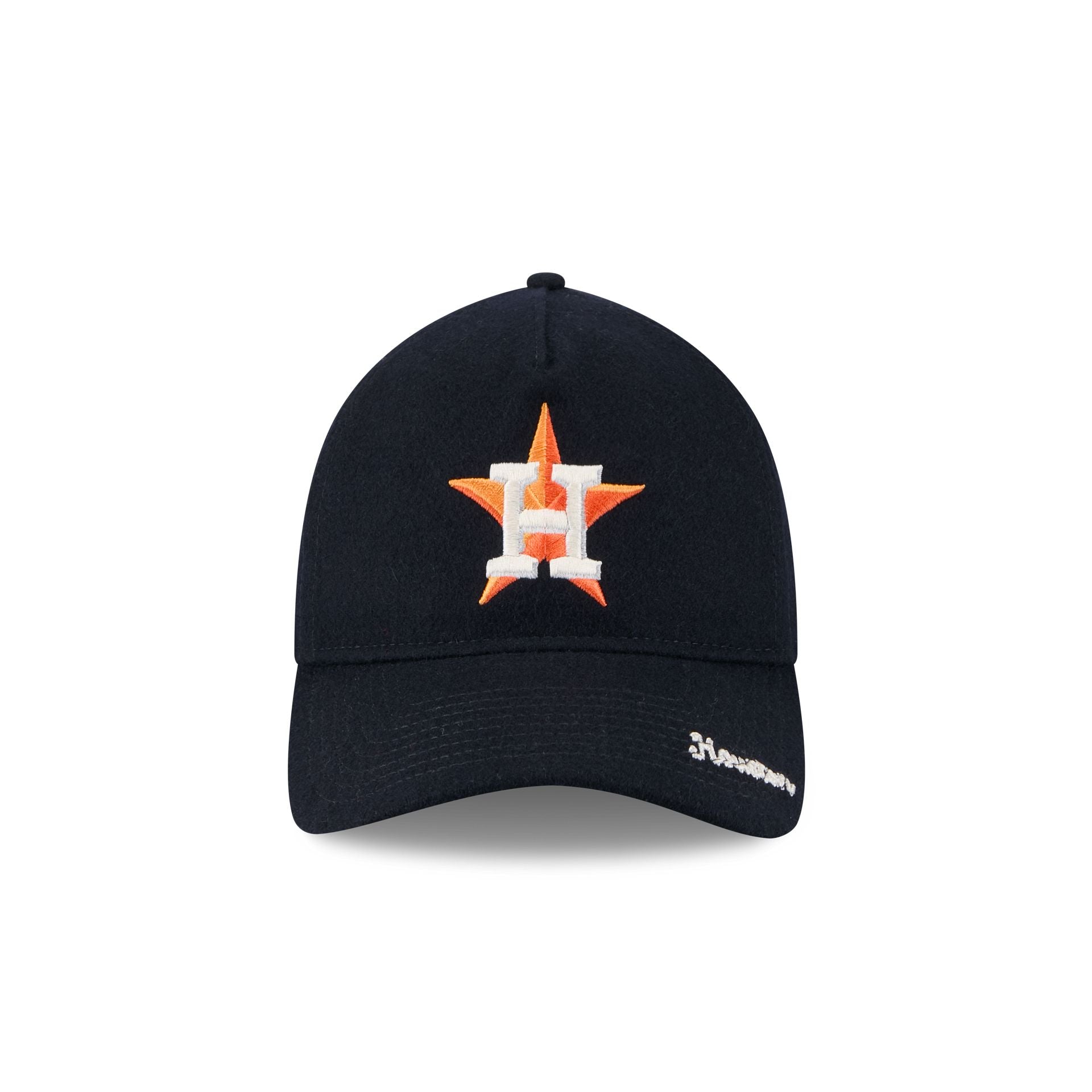 Houston Astros Wool Letterman 9TWENTY A-Frame Adjustable Hat Adjustable Hat - Image 2