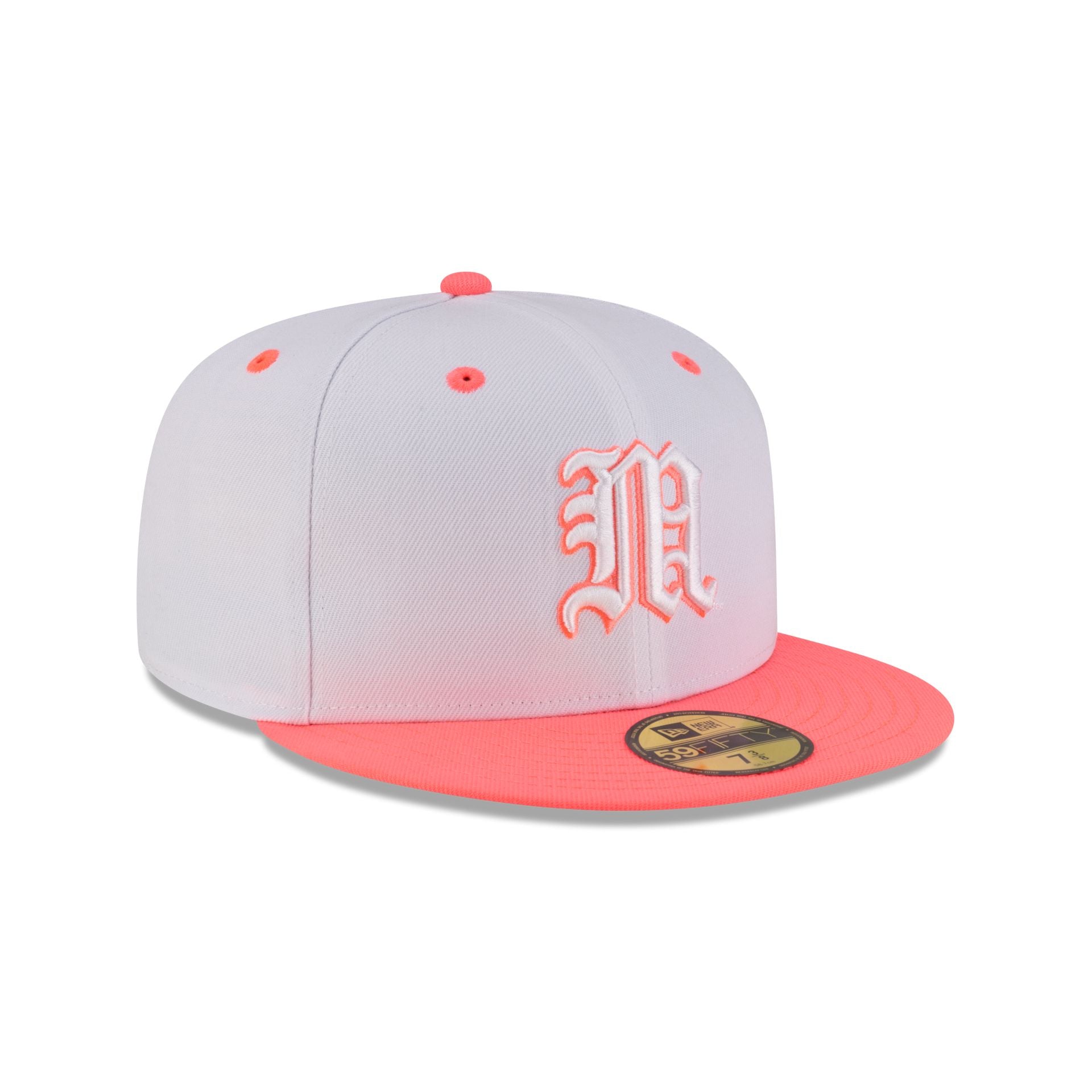 Miami Hurricanes Chrome Pink 59FIFTY Fitted Hat - Image 3