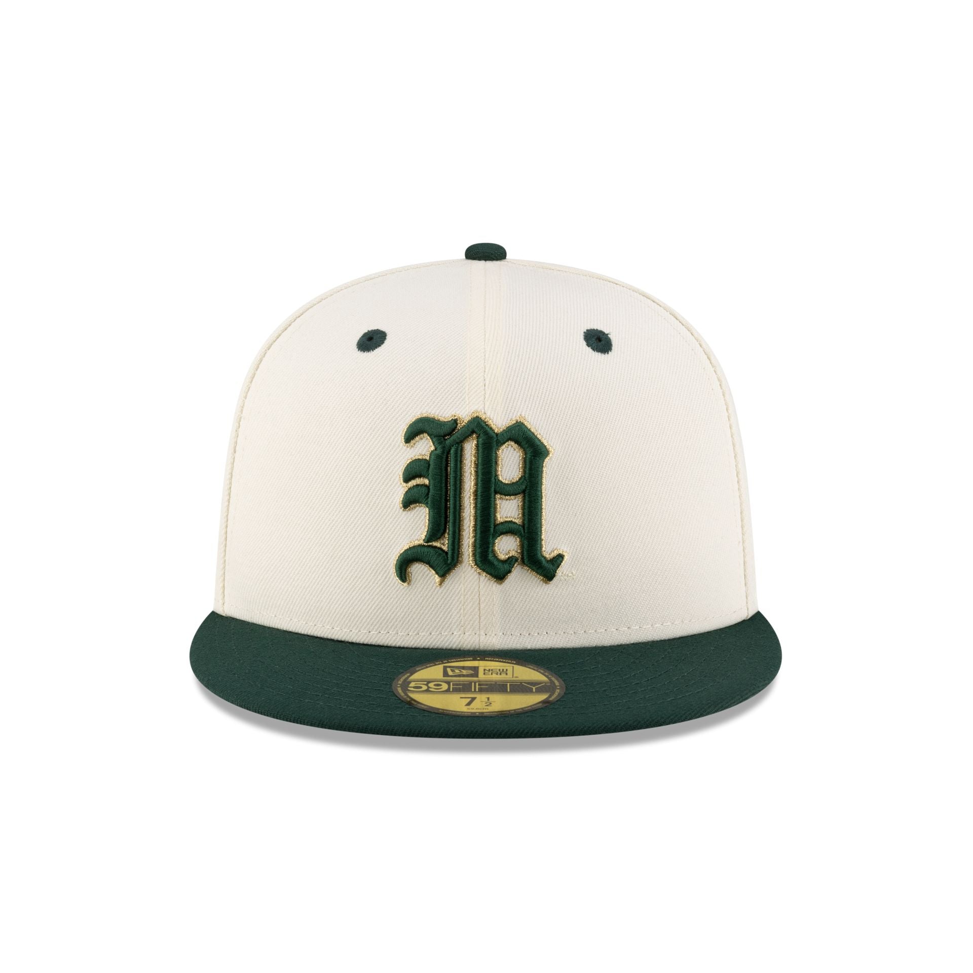 Miami Hurricanes Alt Chrome White 59FIFTY Fitted Hat - Image 2