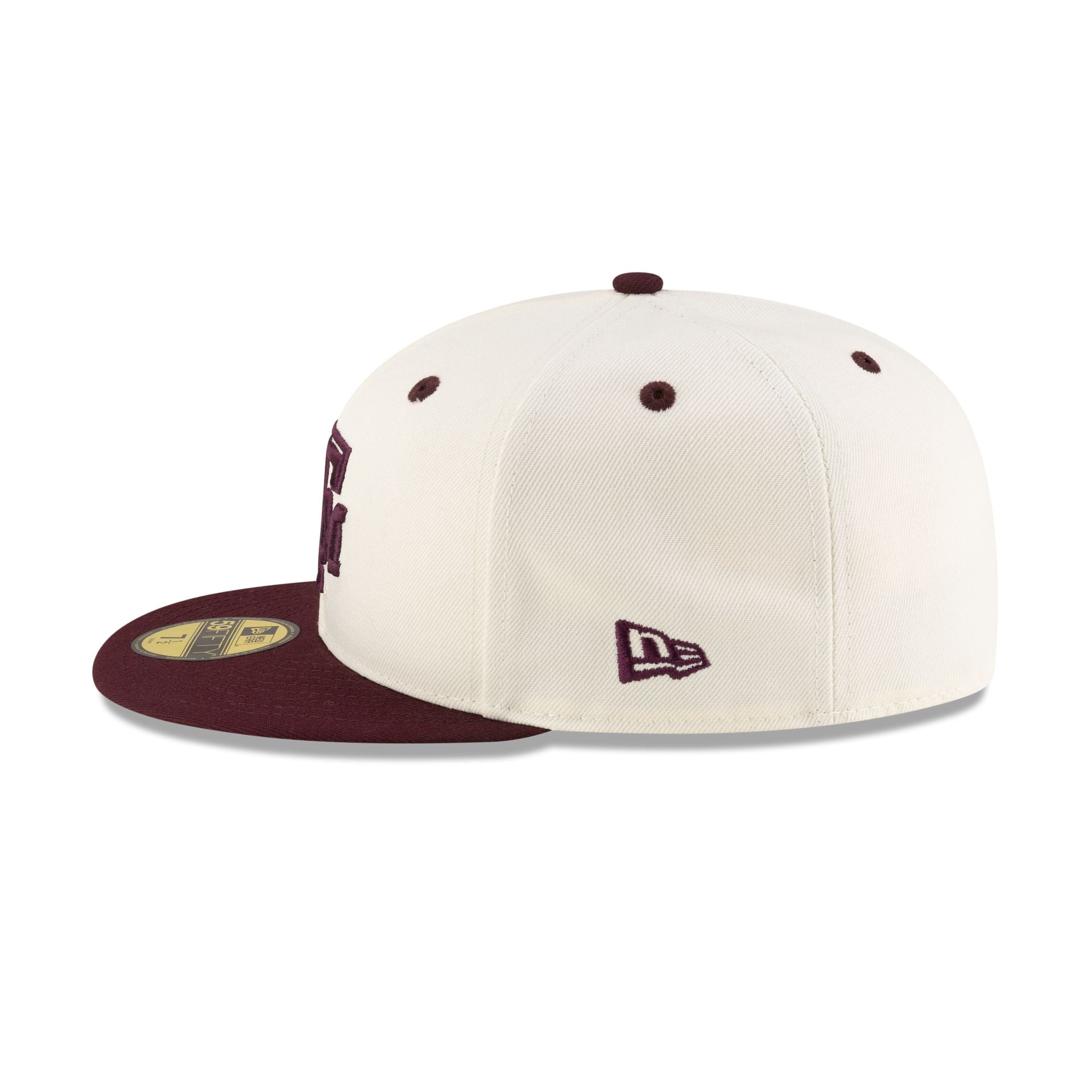 Texas A&M Aggies Chrome White 59FIFTY Fitted Hat - Image 4