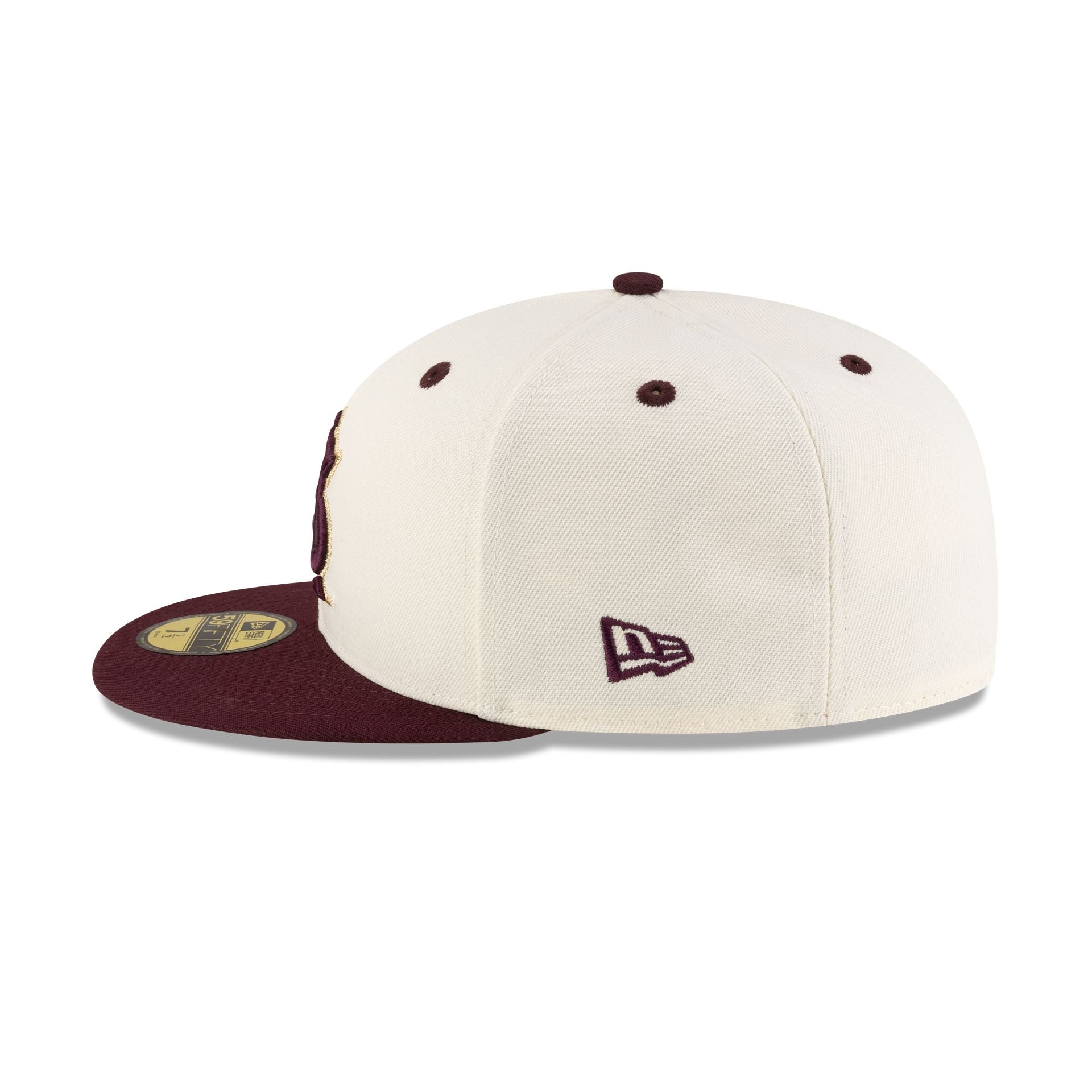 Arizona State Sun Devils Chrome White 59FIFTY Fitted Hat - Image 4