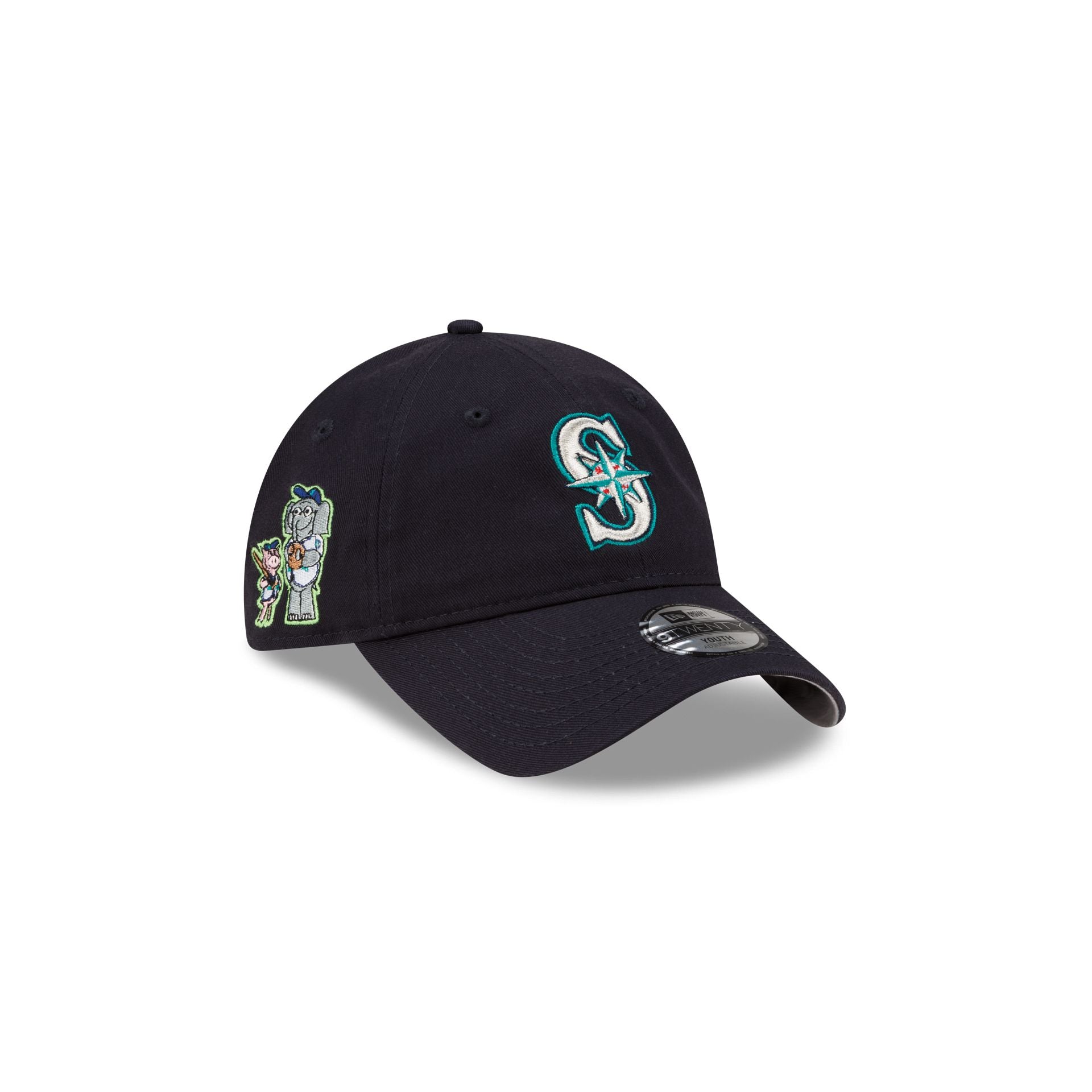 Hidden Pigeon x Seattle Mariners Youth 9TWENTY Adjustable Hat