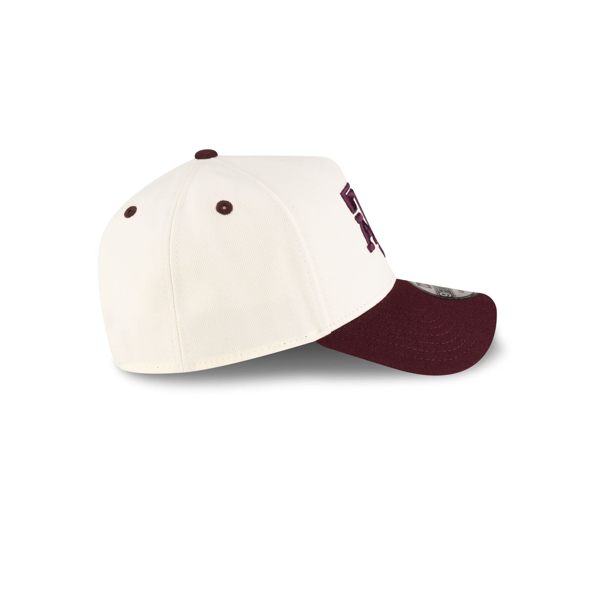 New Era x adidas Texas A&M Aggies Chrome White 9FORTY A-Frame Snapback Hat - Image 5