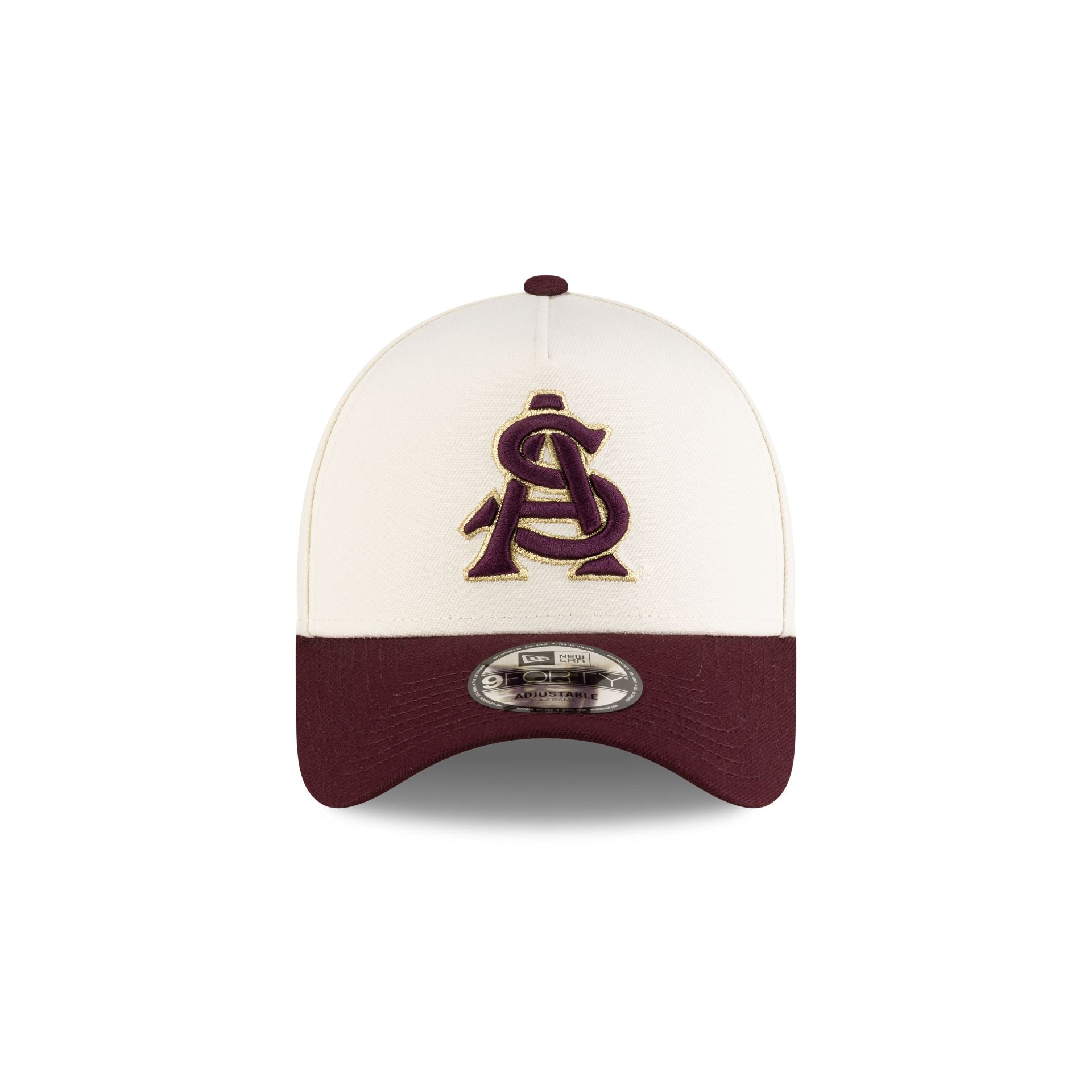 New Era x adidas Arizona State Sun Devils Chrome White 9FORTY A-Frame Snapback Hat - Image 2