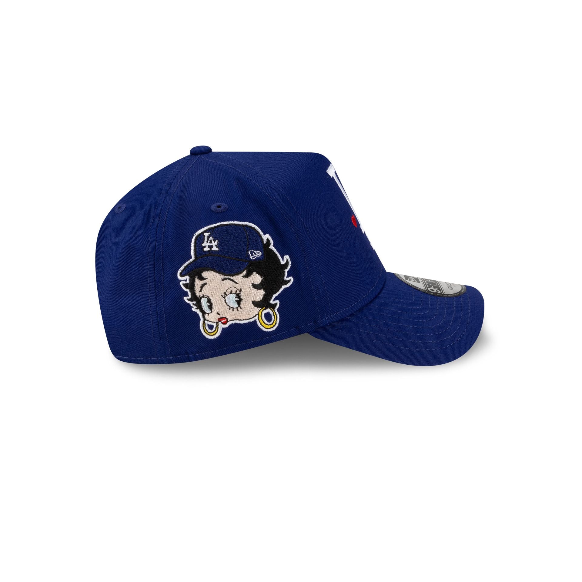 Bella Doña x Betty Boop x Los Angeles Dodgers 9FORTY A-Frame Snapback Hat - Image 5