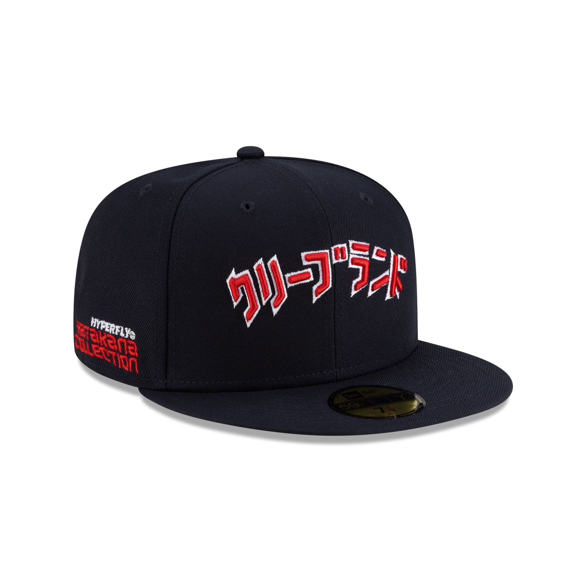 Hyperfly Katakana x Cleveland Guardians 59FIFTY Fitted Hat