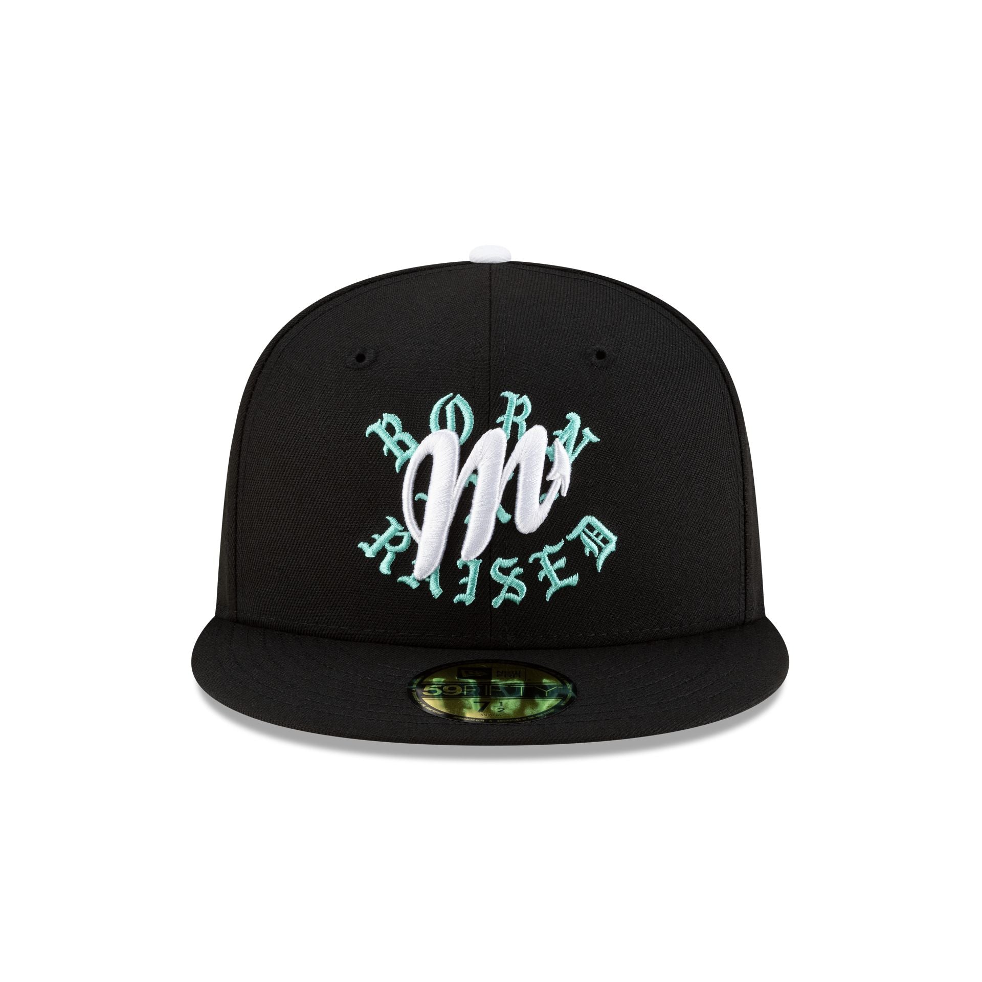 Born x Raised x Diablos Rojos del México Black 59FIFTY Fitted Hat - Image 2