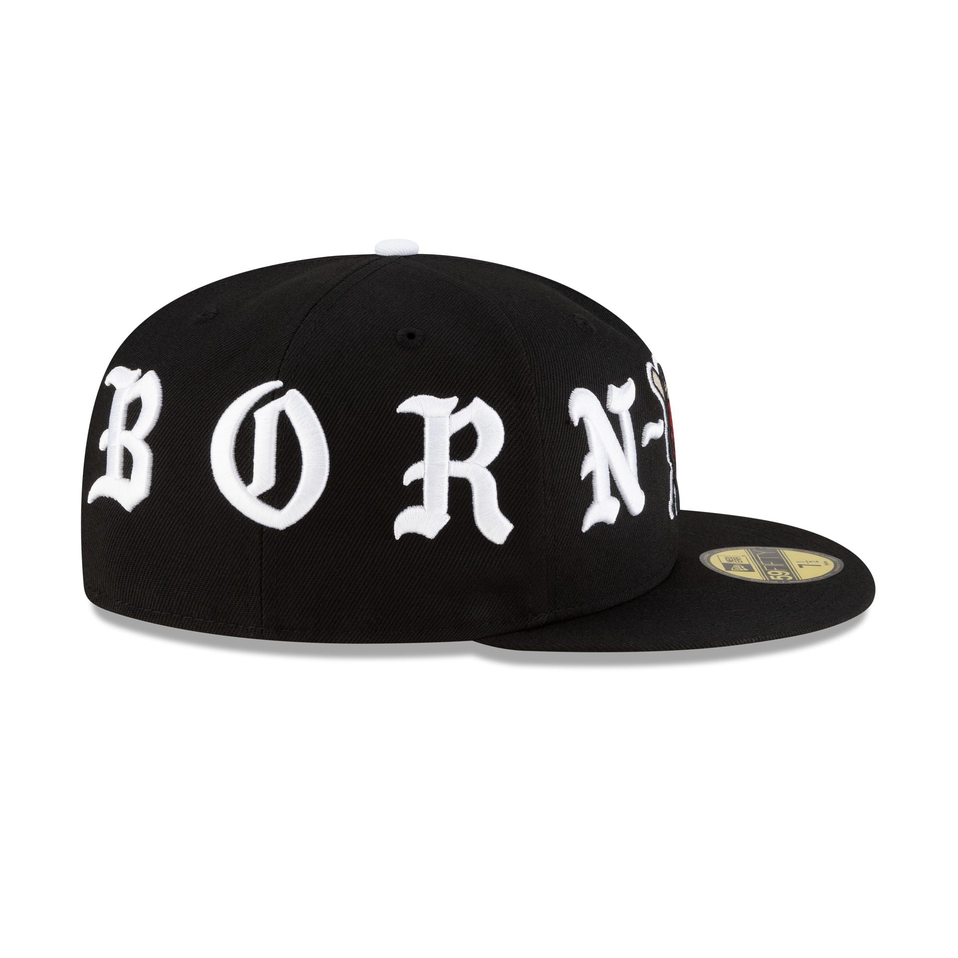 Born x Raised x Diablos Rojos del México Wordmark 59FIFTY Fitted Hat - Image 5