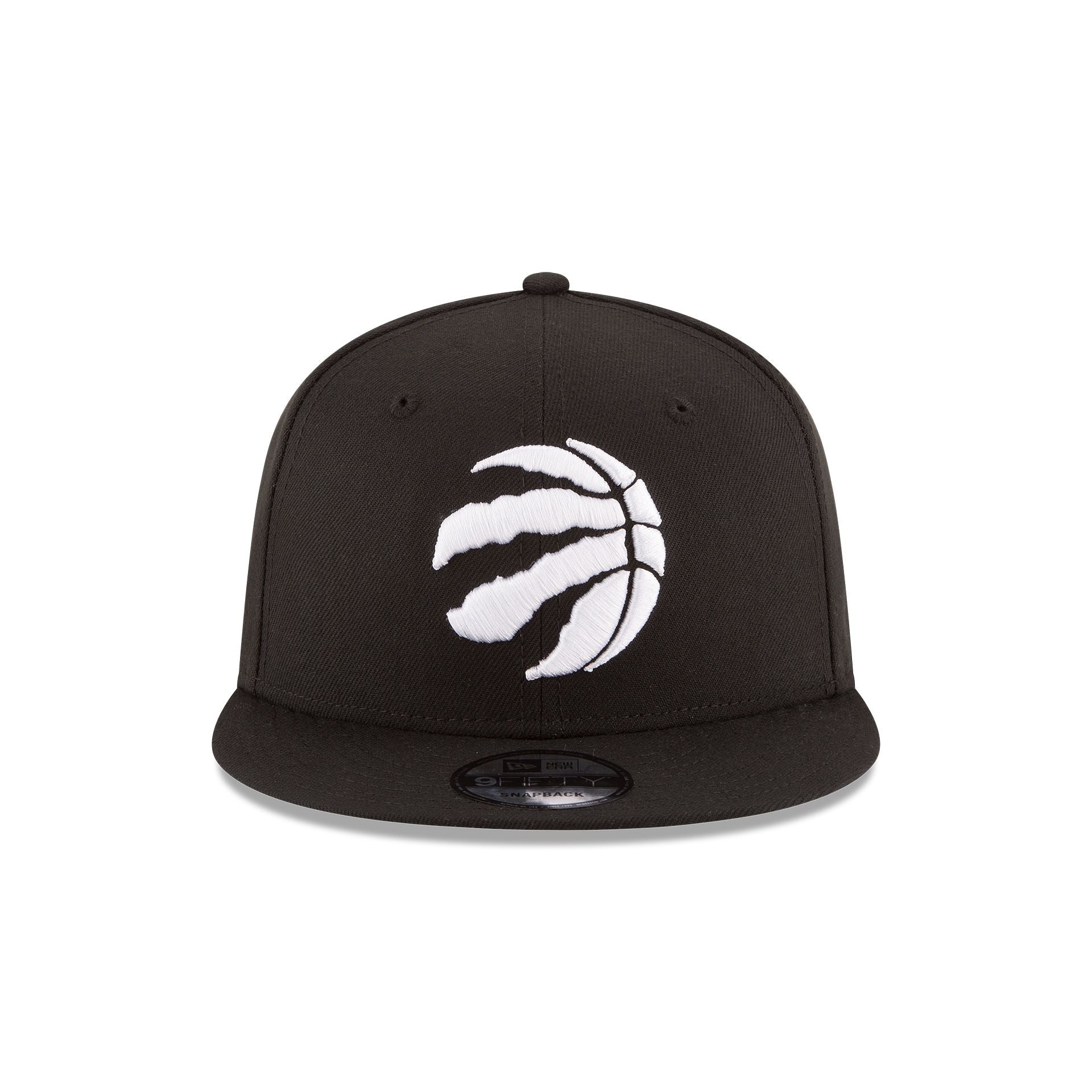 Toronto Raptors Basic Black & White 9FIFTY Snapback Hat - Image 2