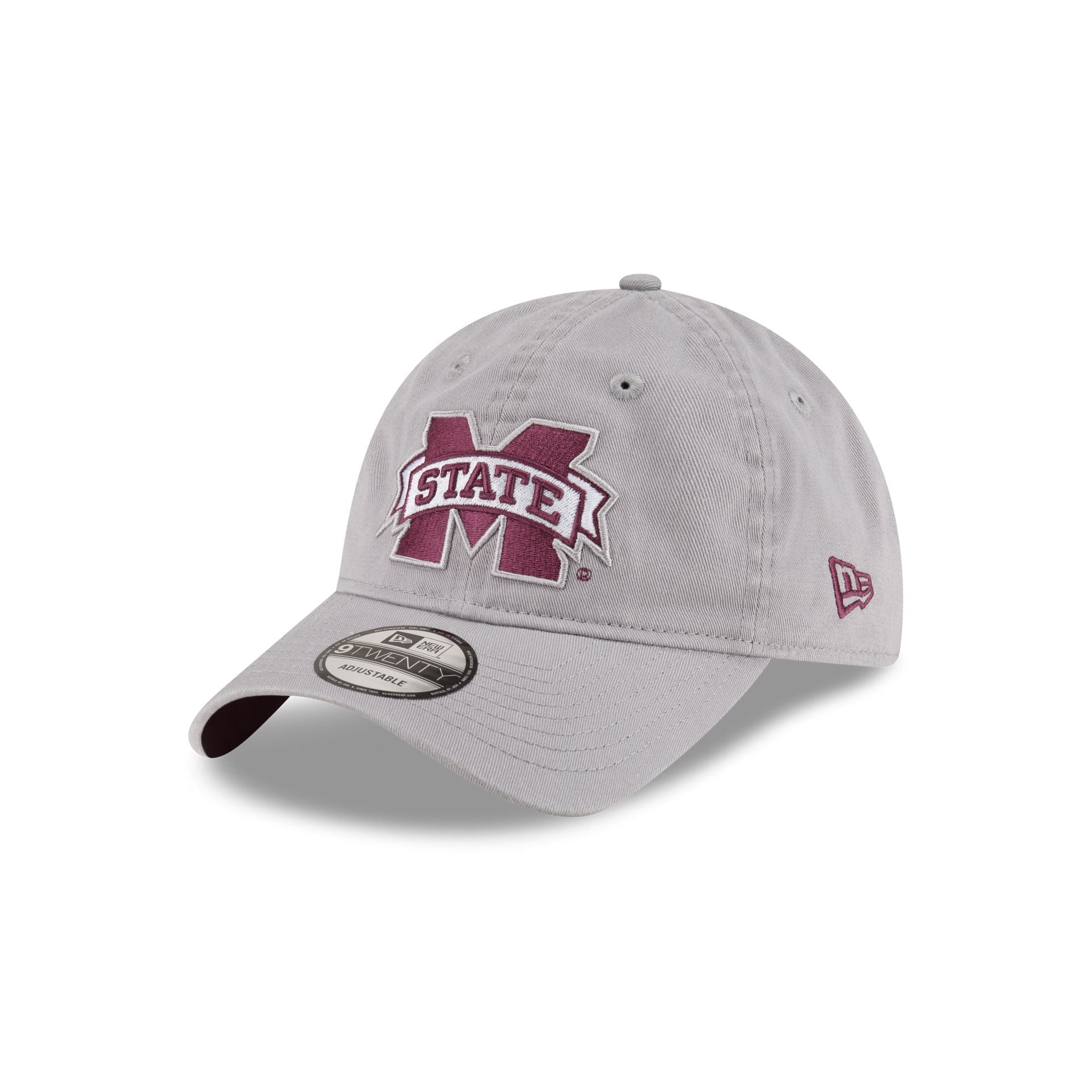 Mississippi State Bulldogs Gray 9TWENTY Adjustable Hat