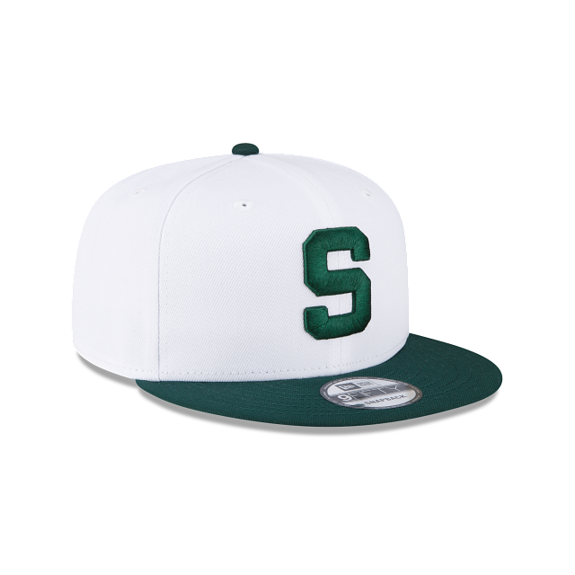 Michigan State Spartans White 9FIFTY Snapback Hat - Image 3
