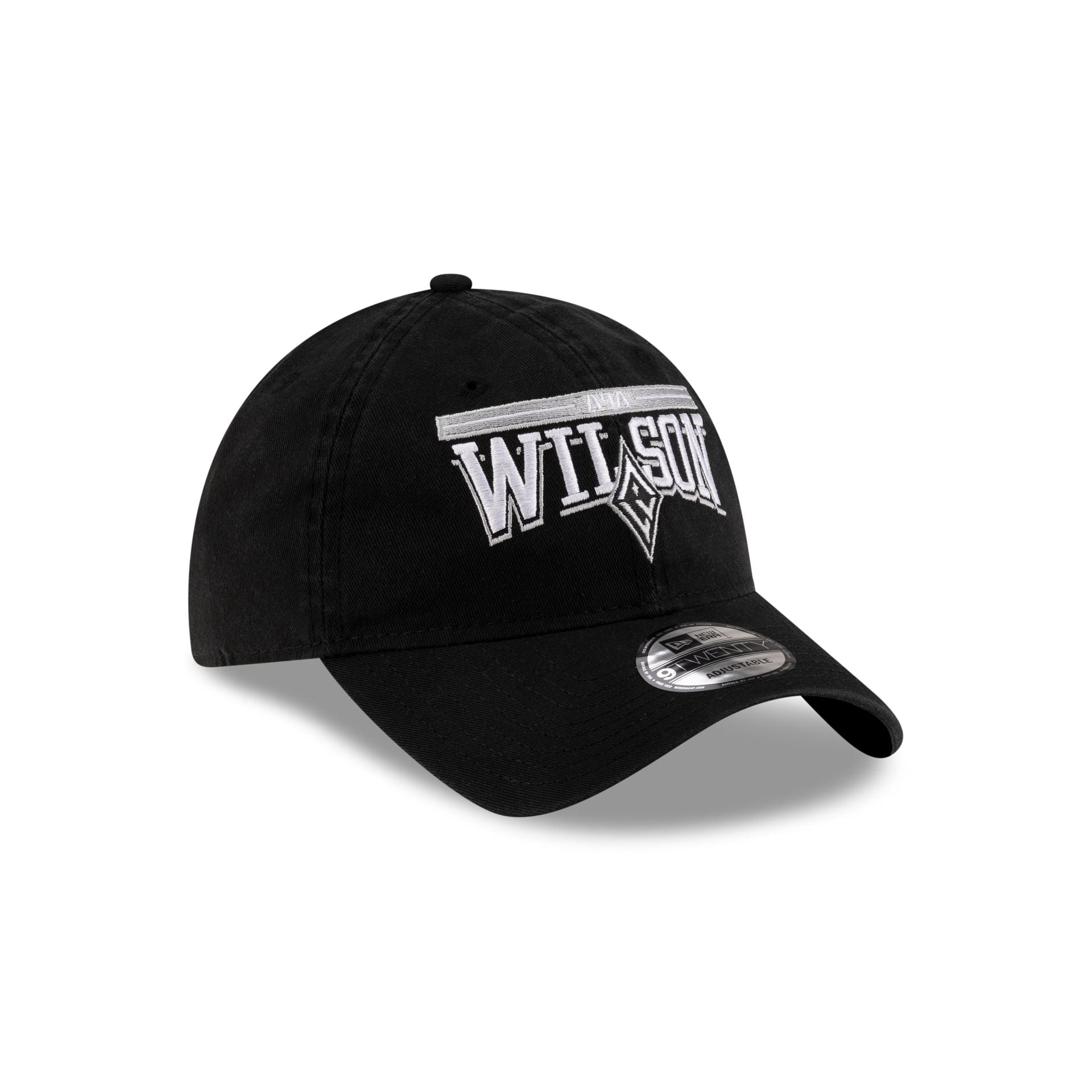 Las Vegas Aces A'ja Wilson Wordmark 9TWENTY Adjustable Hat - Image 3