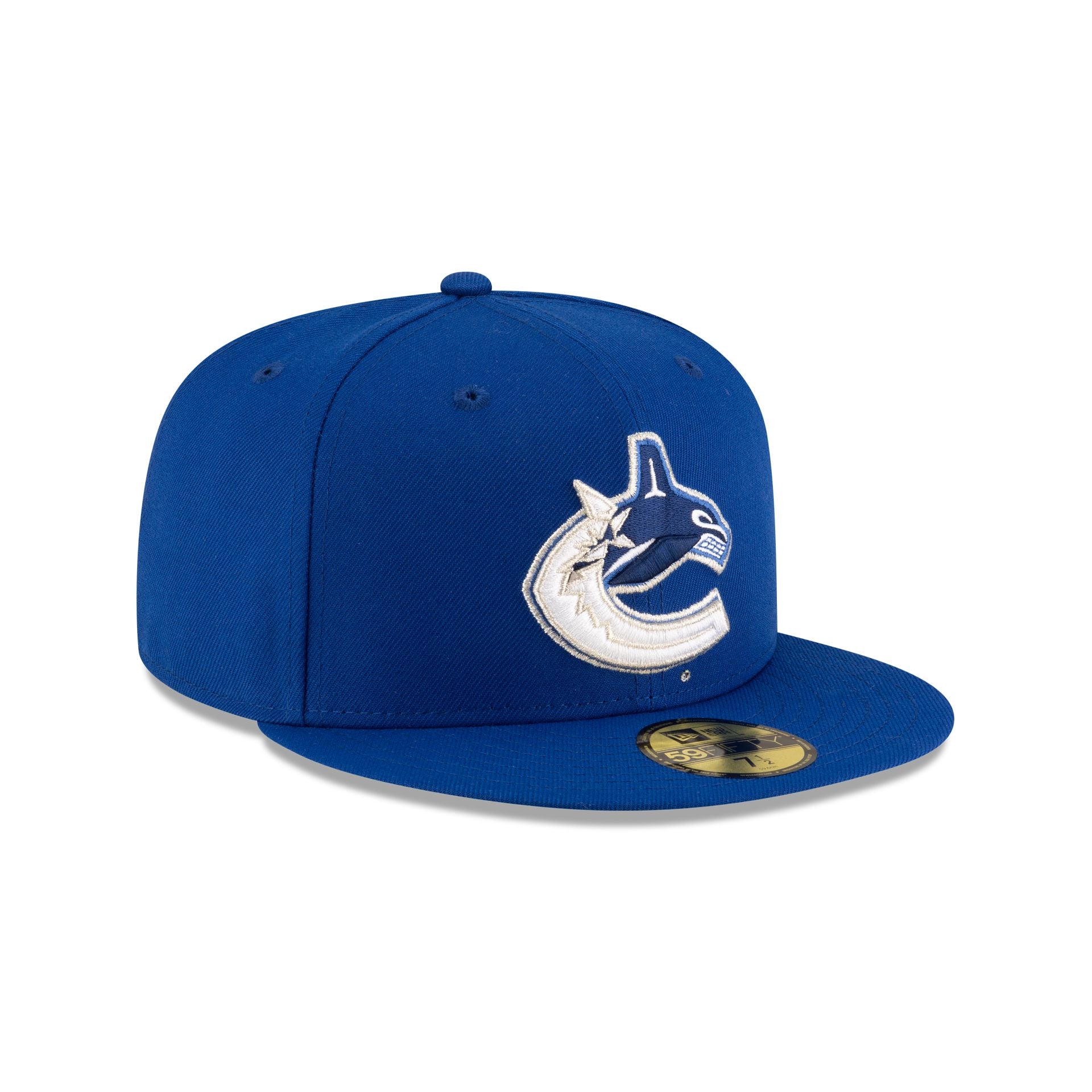 Vancouver Canucks Blue 59FIFTY Fitted Hat - Image 3