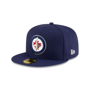 Winnipeg Jets Navy 59FIFTY Fitted Hat